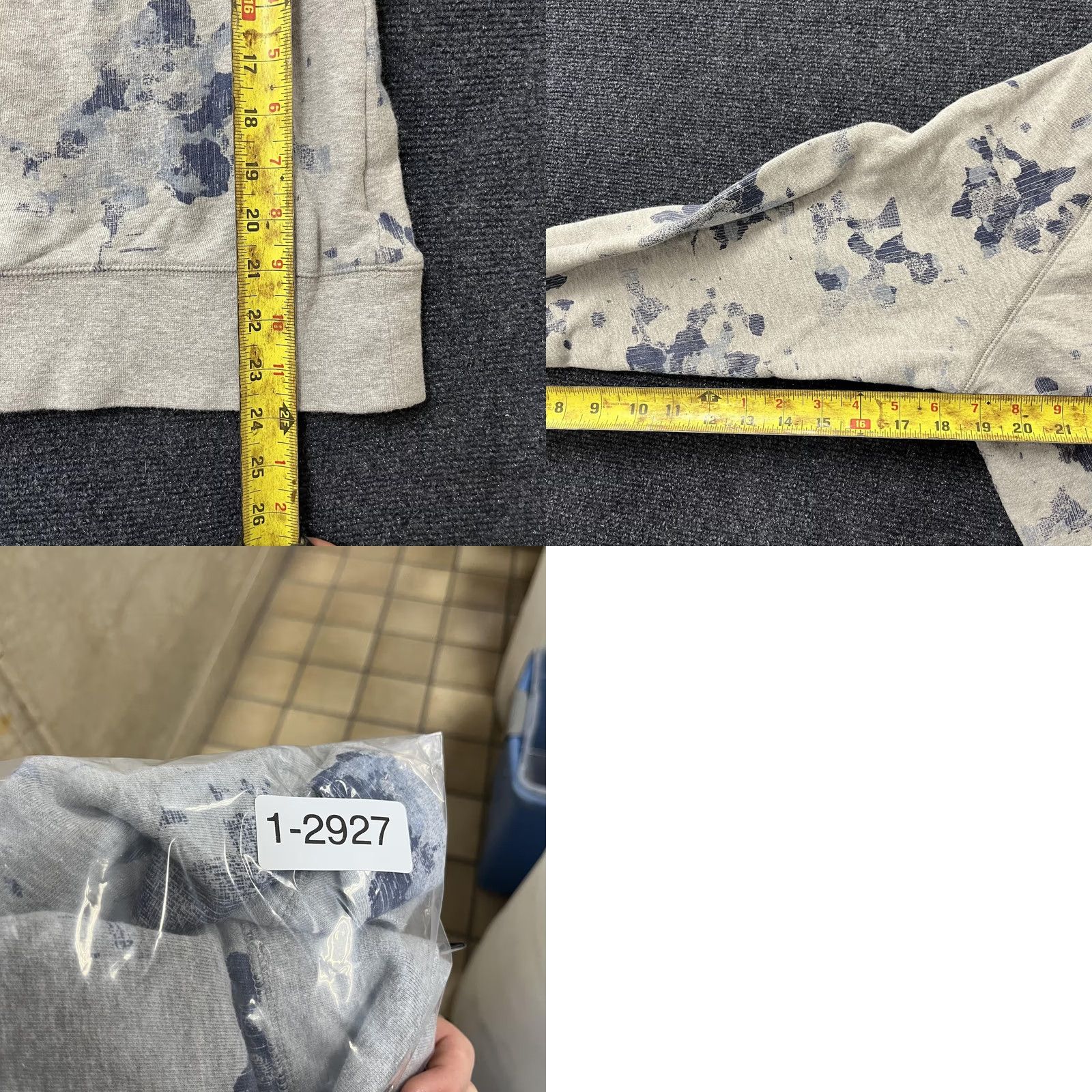 The North Face VINTAGE The North Face Sweatshirt Womens XL Gray Blue Floral Print Crewneck Pullover Size XL / US 12-14 / IT 48-50 - 8 Thumbnail