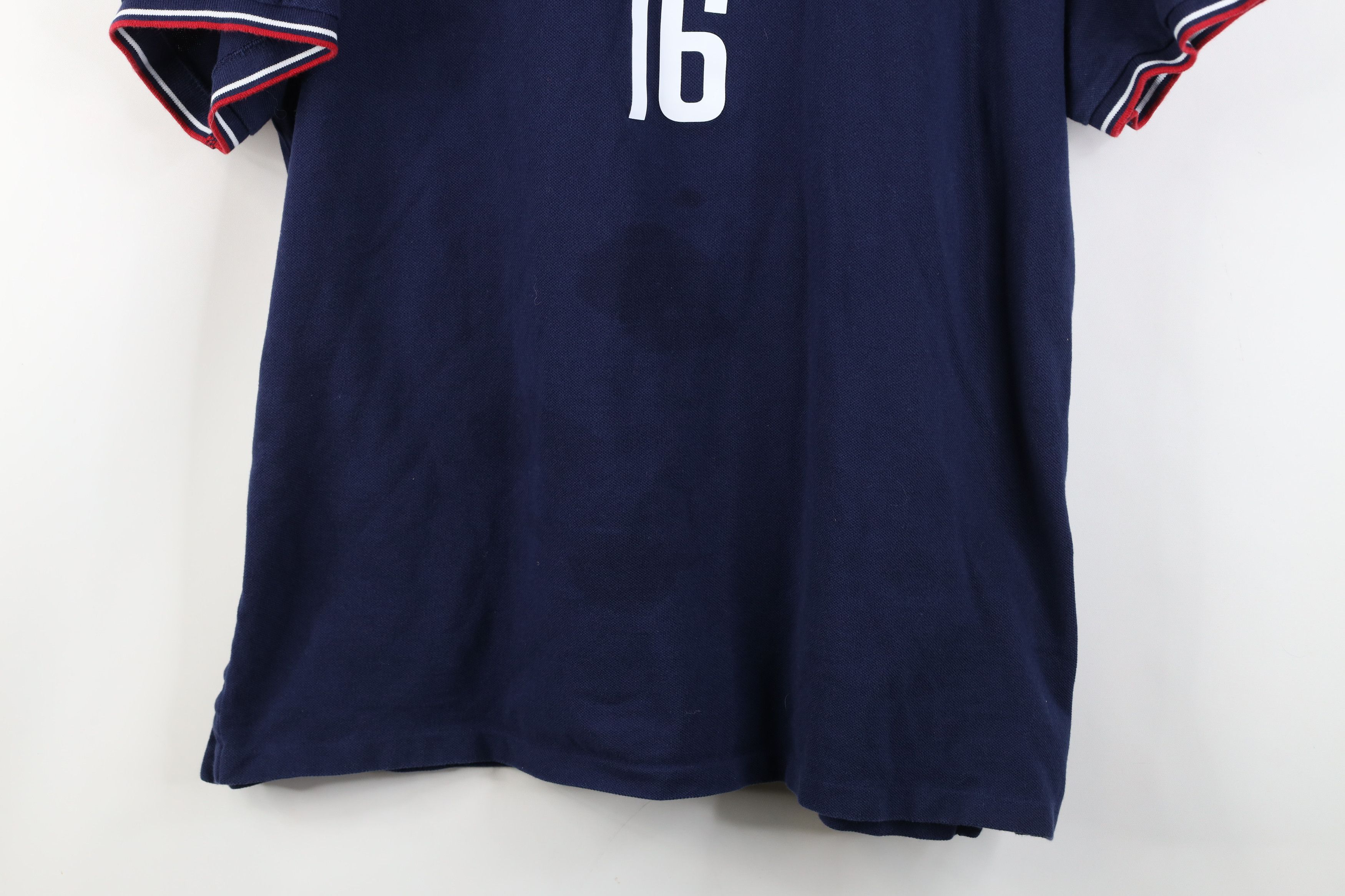 Ralph Lauren Ralph Lauren Distressed 2016 Olympics Rio Brazil Polo Shirt Size US XXL / EU 58 / 5 - 3 Thumbnail