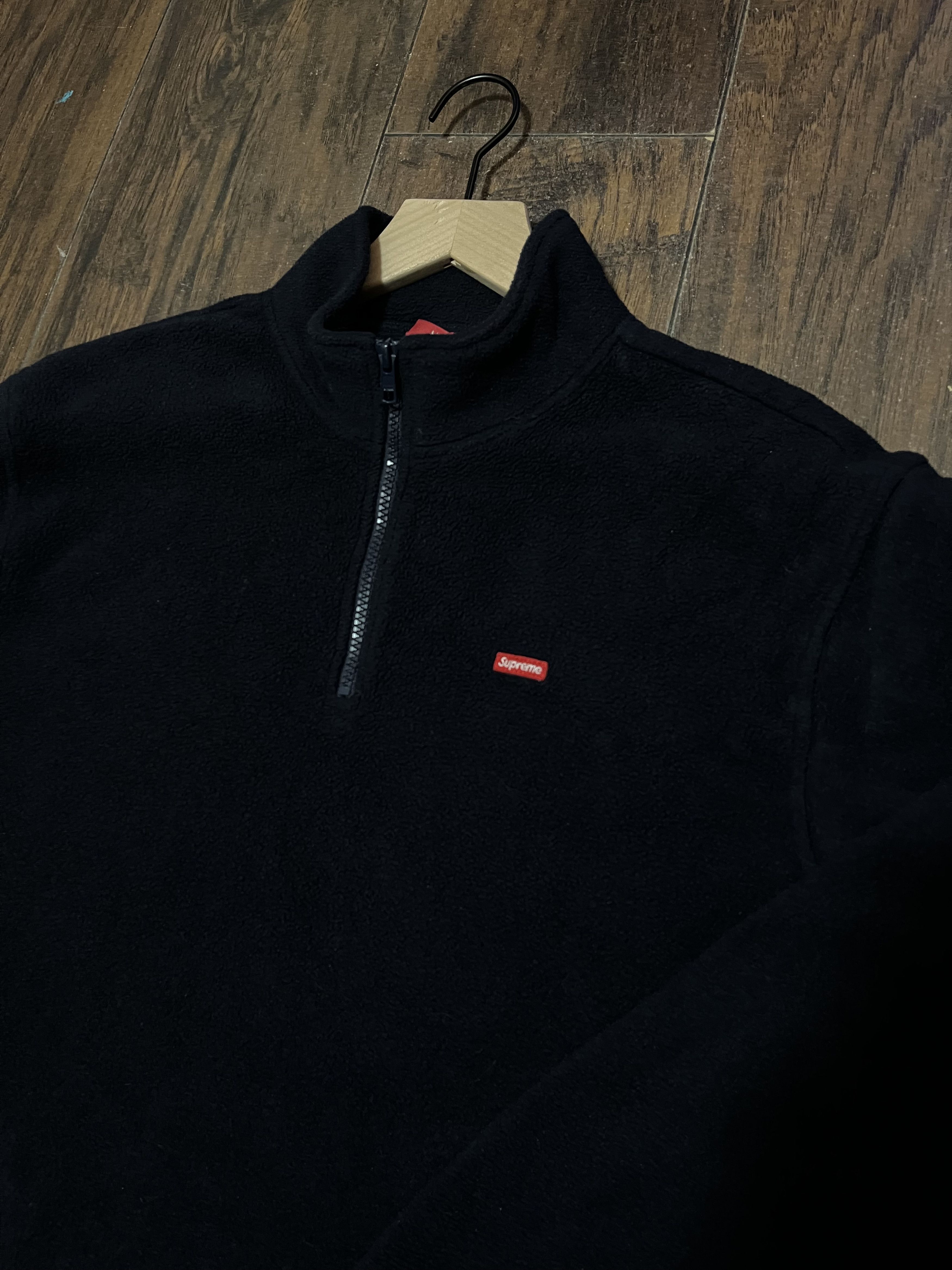 Supreme Supreme Polartec Half Zip Pullover Navy Fleece Men's