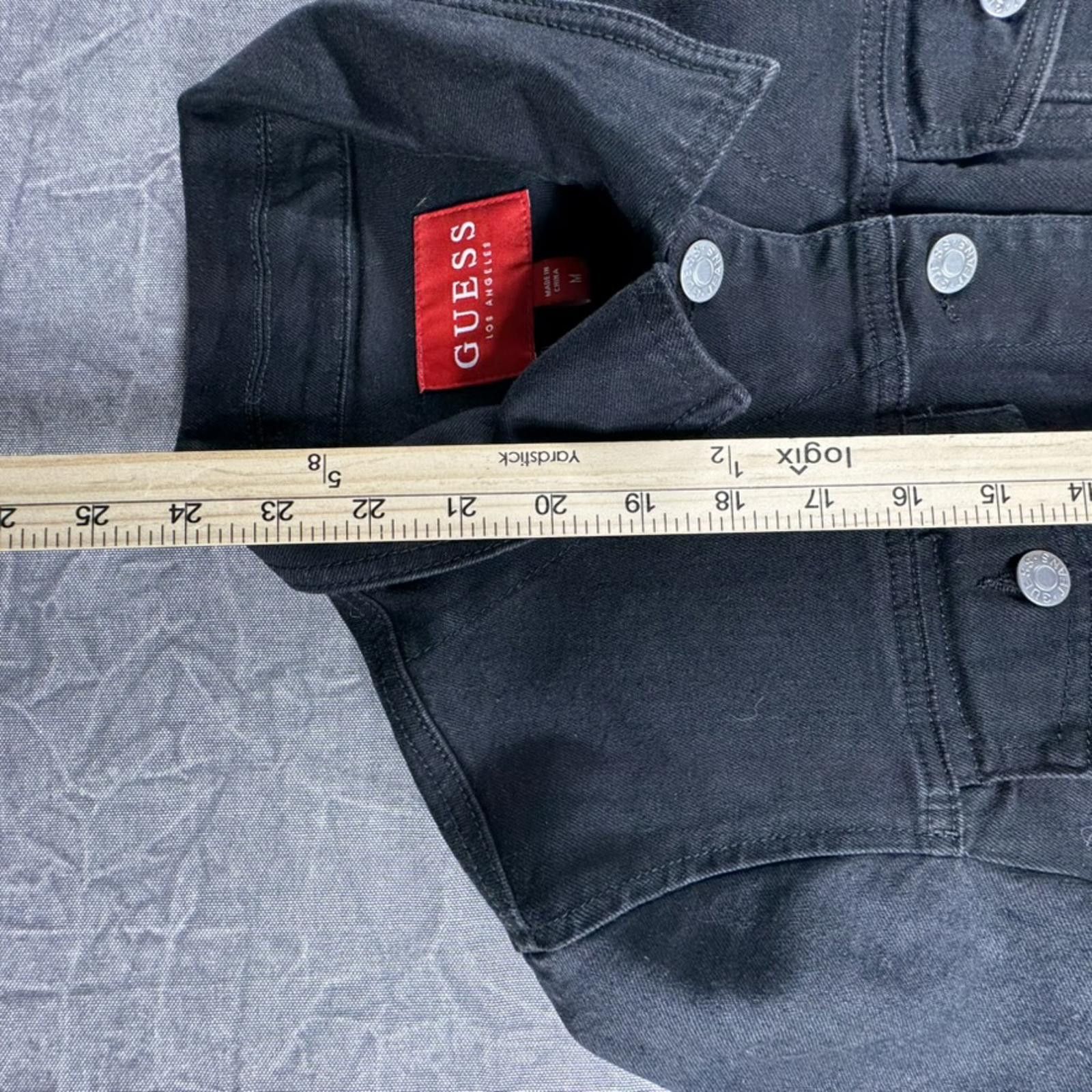 Guess Guess Jacket Women's M Black Jean Size M / US 6-8 / IT 42-44 - 3 Thumbnail