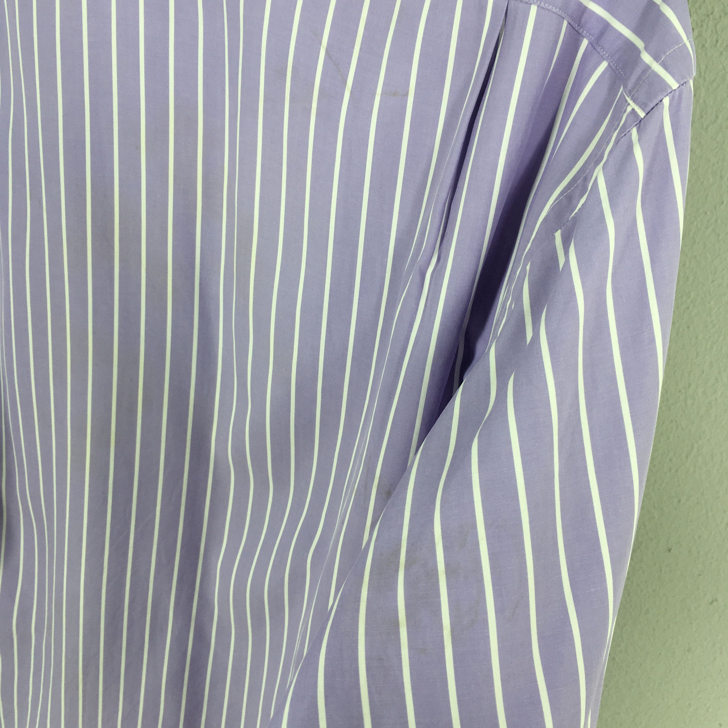 Polo Ralph Lauren Polo Ralph Lauren Purple Label Vertical Striped Shirt Size US XL / EU 56 / 4 - 8 Thumbnail