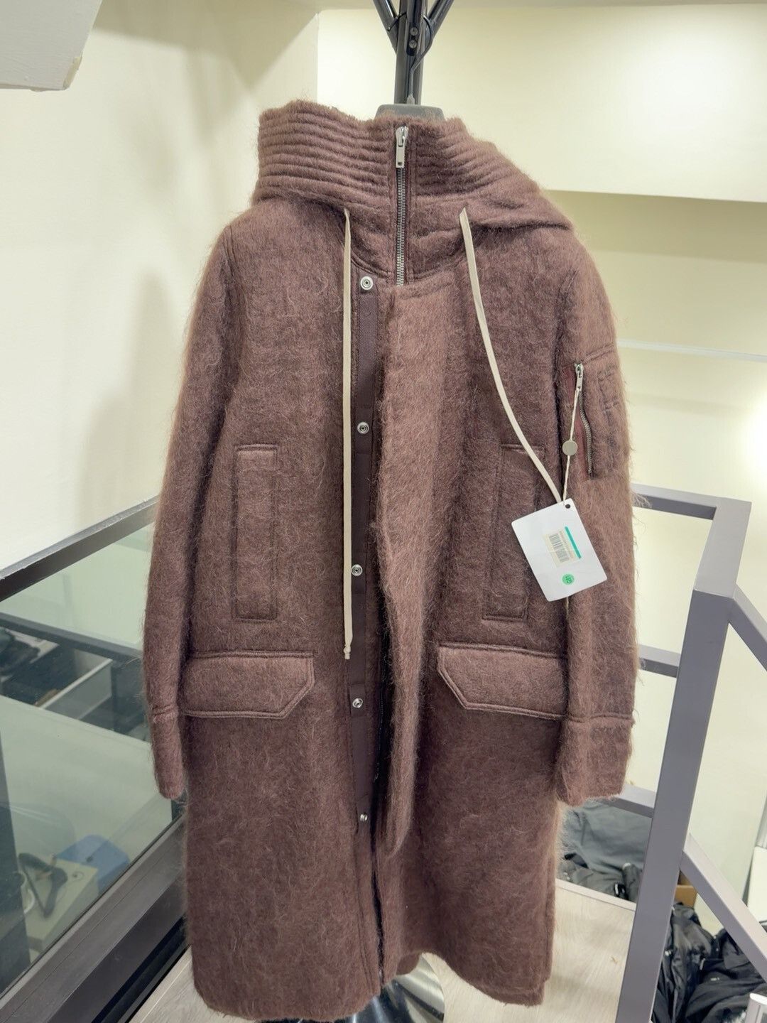 Rick Owens Rick Owens Cashmere Hooded Coat Size L / US 10 / IT 46 - 1 Thumbnail