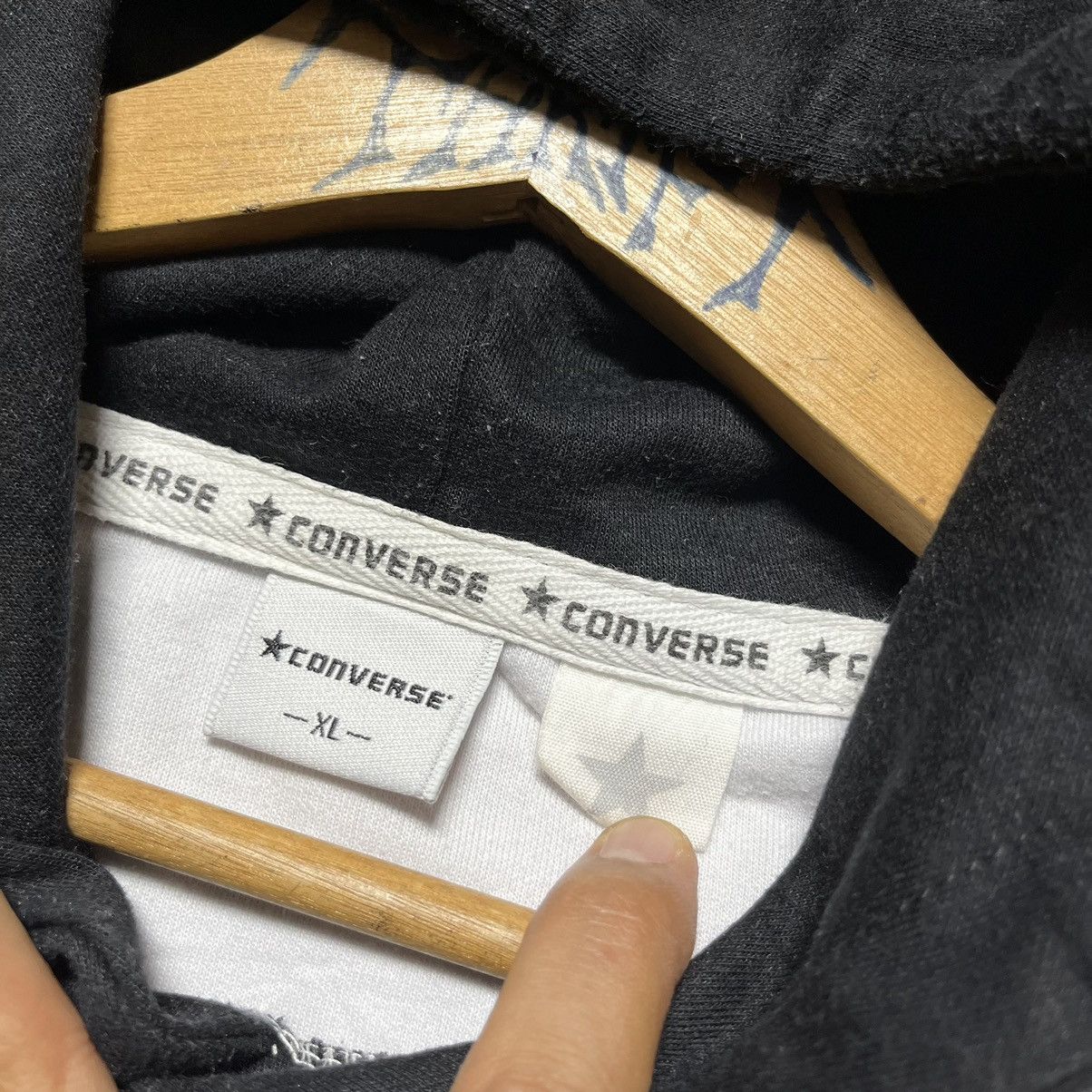 Converse × Designer RARE Convers Spell Central Logo Block Colour Hoodie Size US XL / EU 56 / 4 - 8 Thumbnail