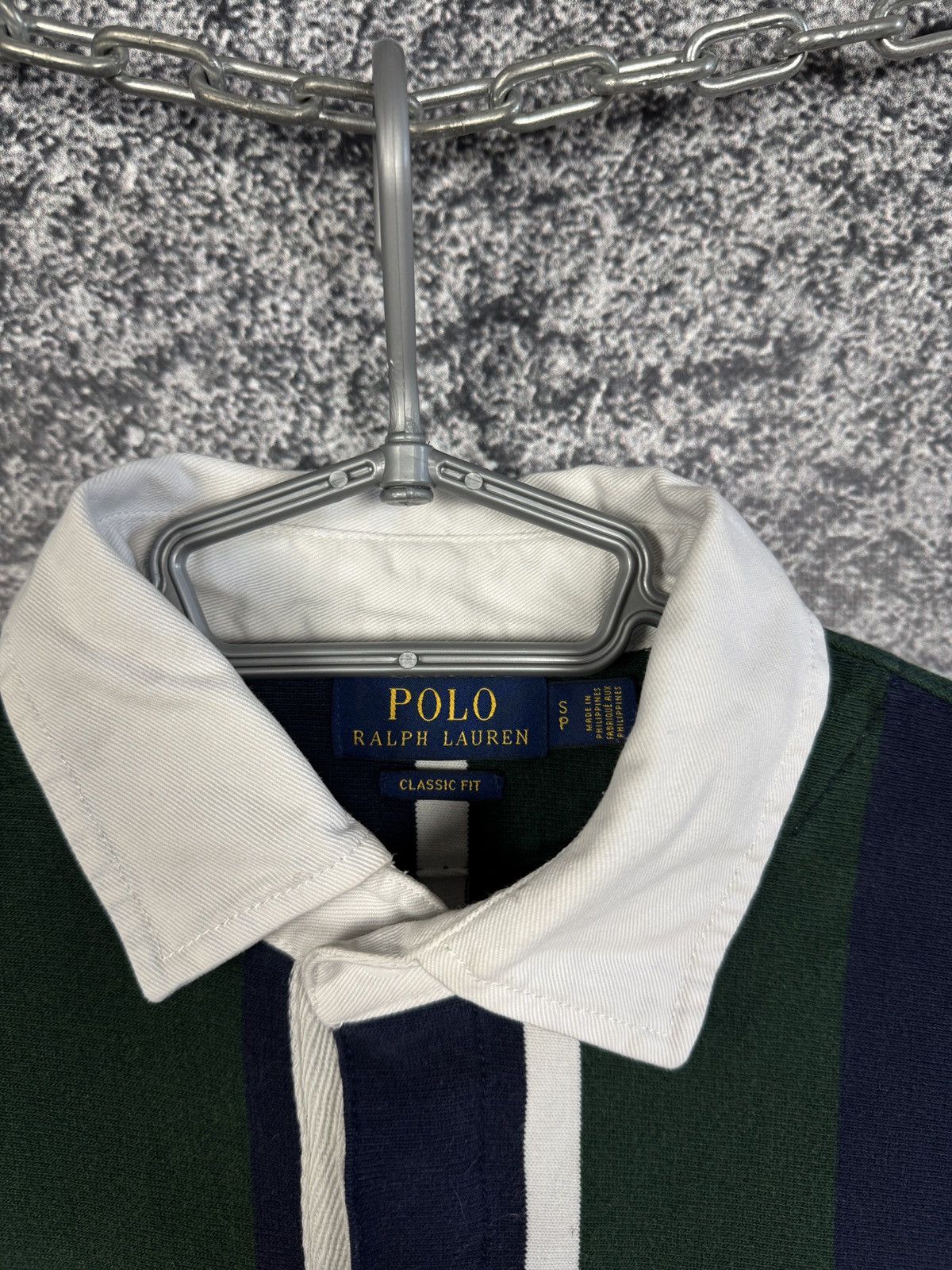 Polo Ralph Lauren Polo Ralph Lauren Polo Long Sleeve Striped Rugby Shirt Sz S Size US S / EU 44-46 / 1 - 9 Thumbnail