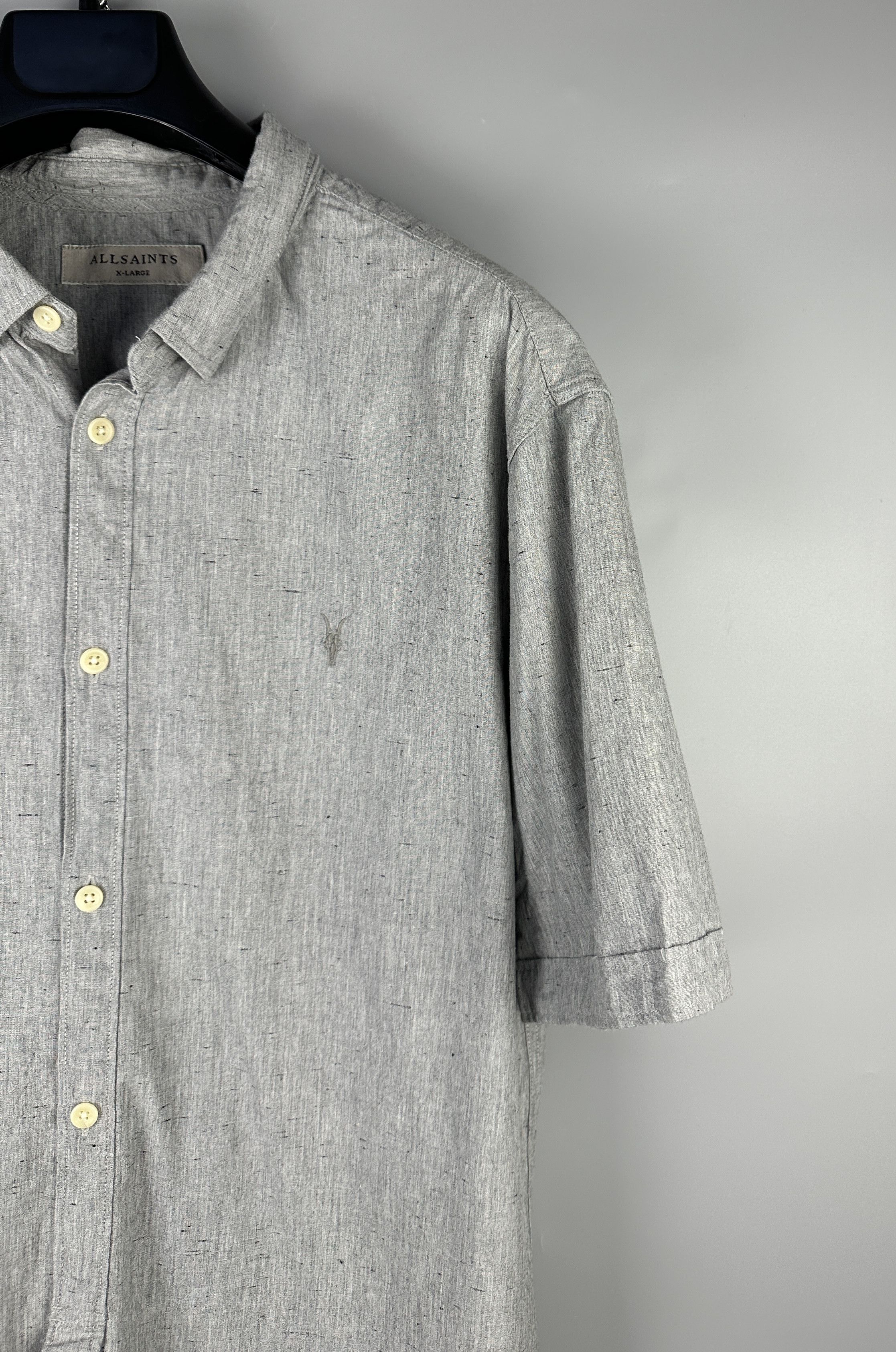 Allsaints Allsaints Button Up Short Sleeve Shirt Size US XL / EU 56 / 4 - 5 Thumbnail