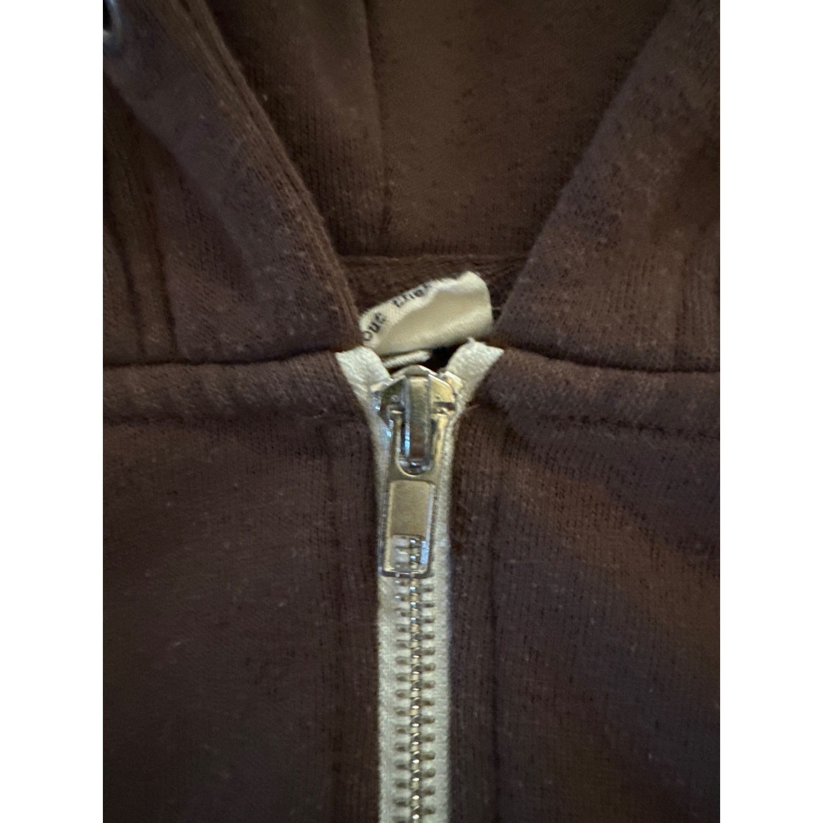 Pacsun × Vintage Vintage Y2K Reflex Full Zip Hoodie Brown Med 20x22 Size M / US 6-8 / IT 42-44 - 3 Thumbnail