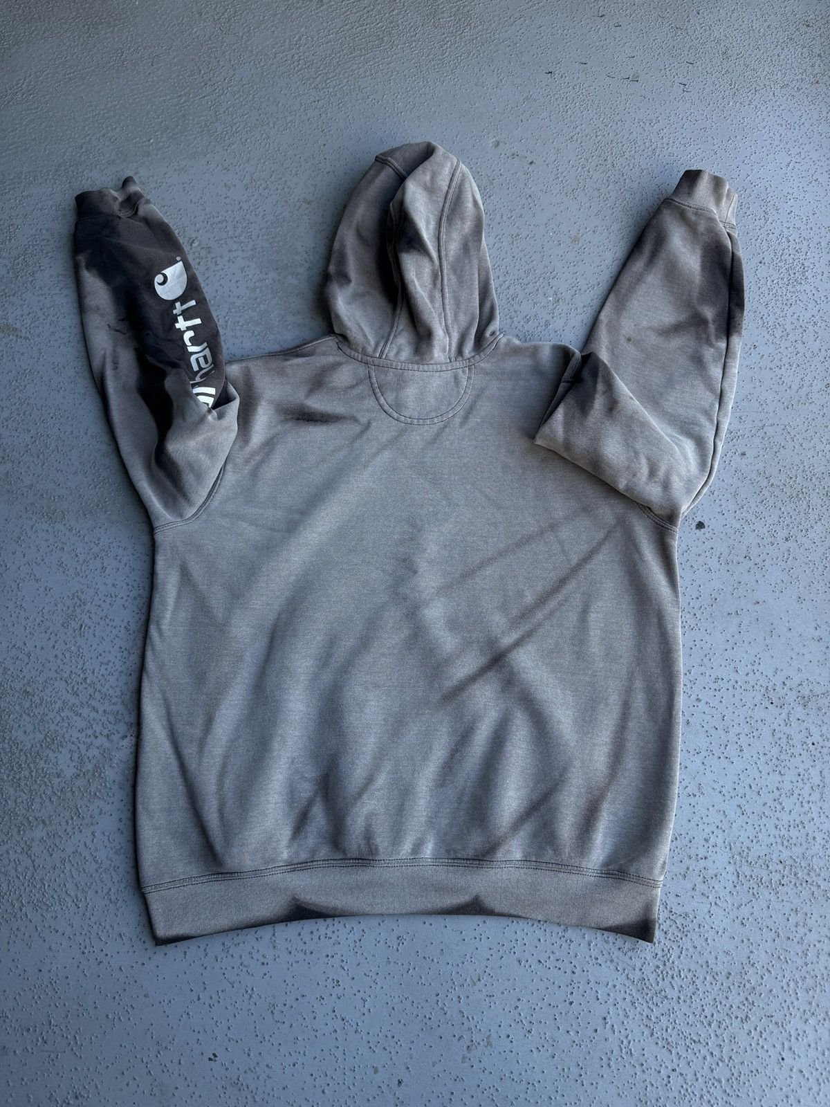 Carhartt PERFECTLY faded gray CARHARTT hoodie Large Size US L / EU 52-54 / 3 - 4 Thumbnail