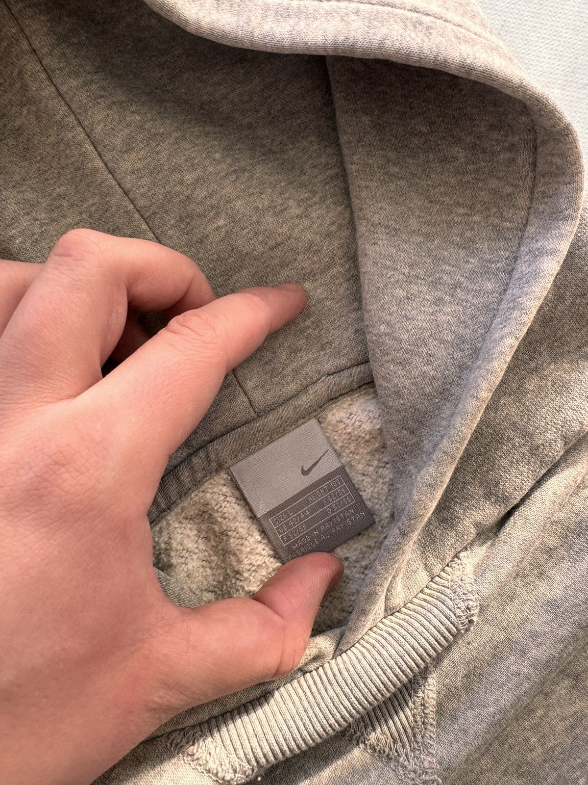 Nike × Vintage NIKE VINTAGE BASIC LOGO OVERSIZE BOXY HOODIE Size US L / EU 52-54 / 3 - 5 Thumbnail