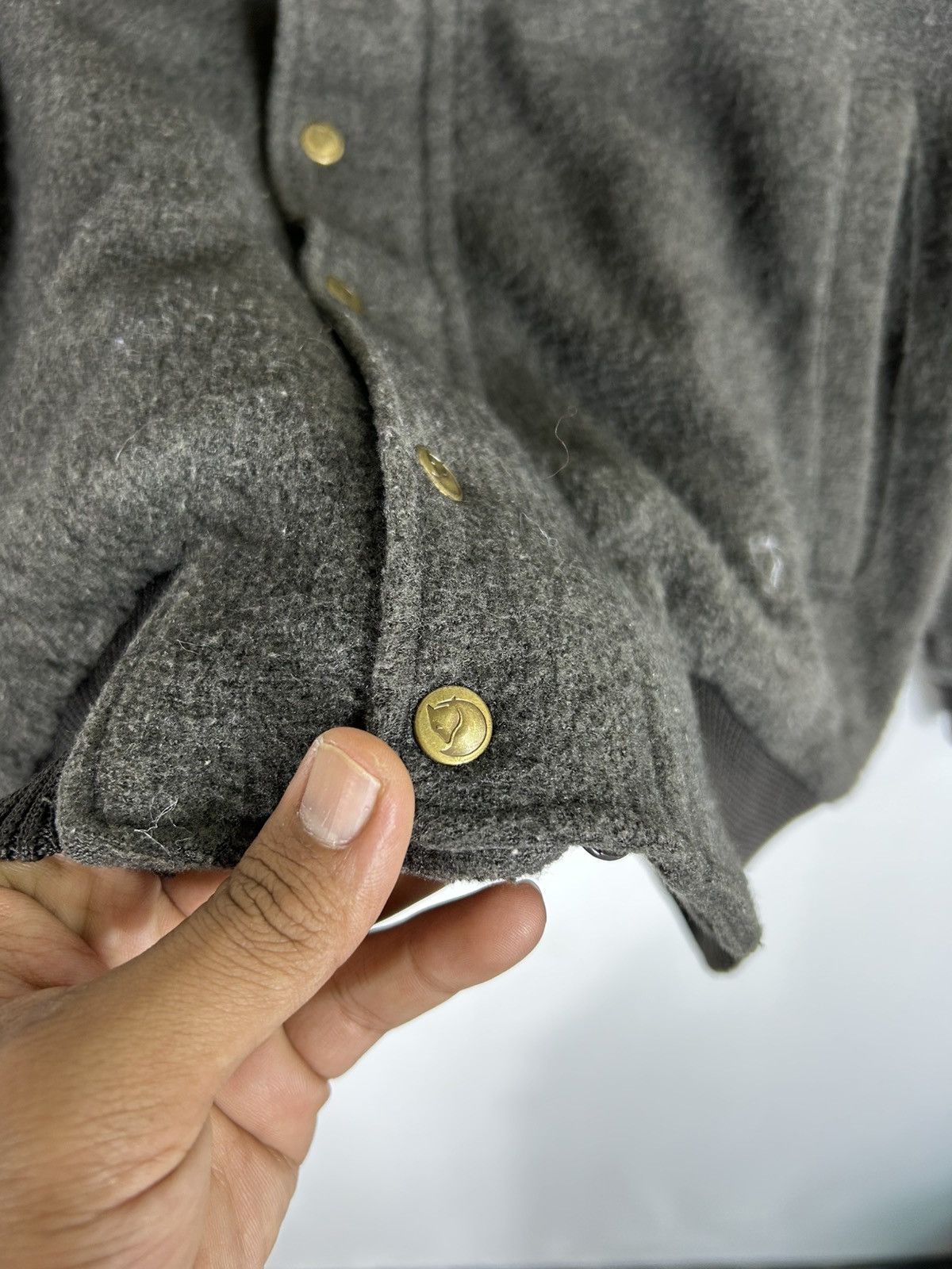 Fjallraven × Vintage ⚡️Vintage Fjall Raven Wool Bomber Jacket Size US M / EU 48-50 / 2 - 9 Thumbnail