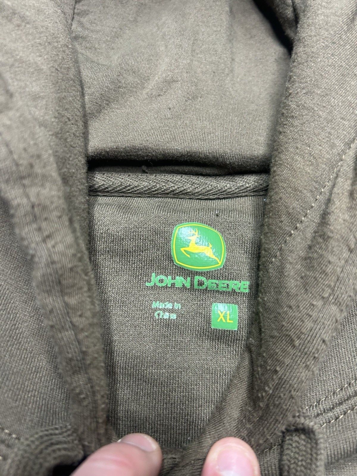 John Deere John Deere hoodie sweatshirt tractors farm hunting brown XL Size US XL / EU 56 / 4 - 7 Thumbnail