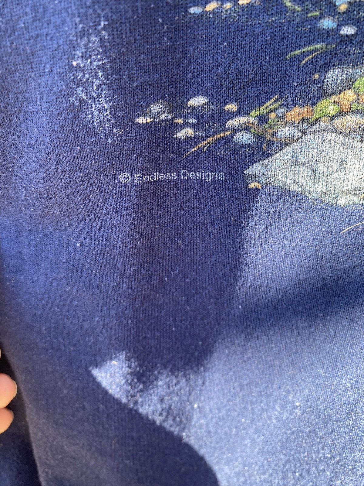 Other Vintage 90s nature deer outdoor crewneck blue XXXL Size US XXL / EU 58 / 5 - 6 Thumbnail