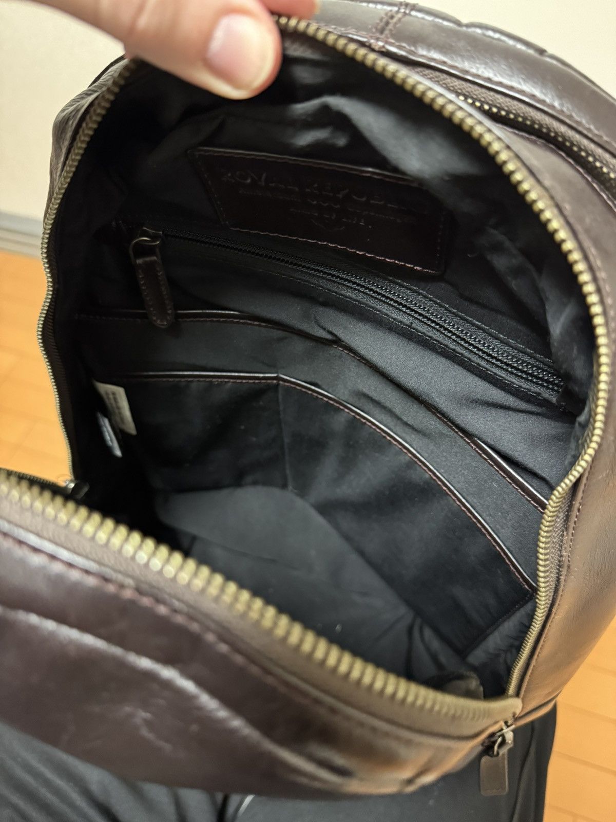 Royal RepubliQ Brown "Explorer" Leather Backpack Size ONE SIZE - 6 Thumbnail