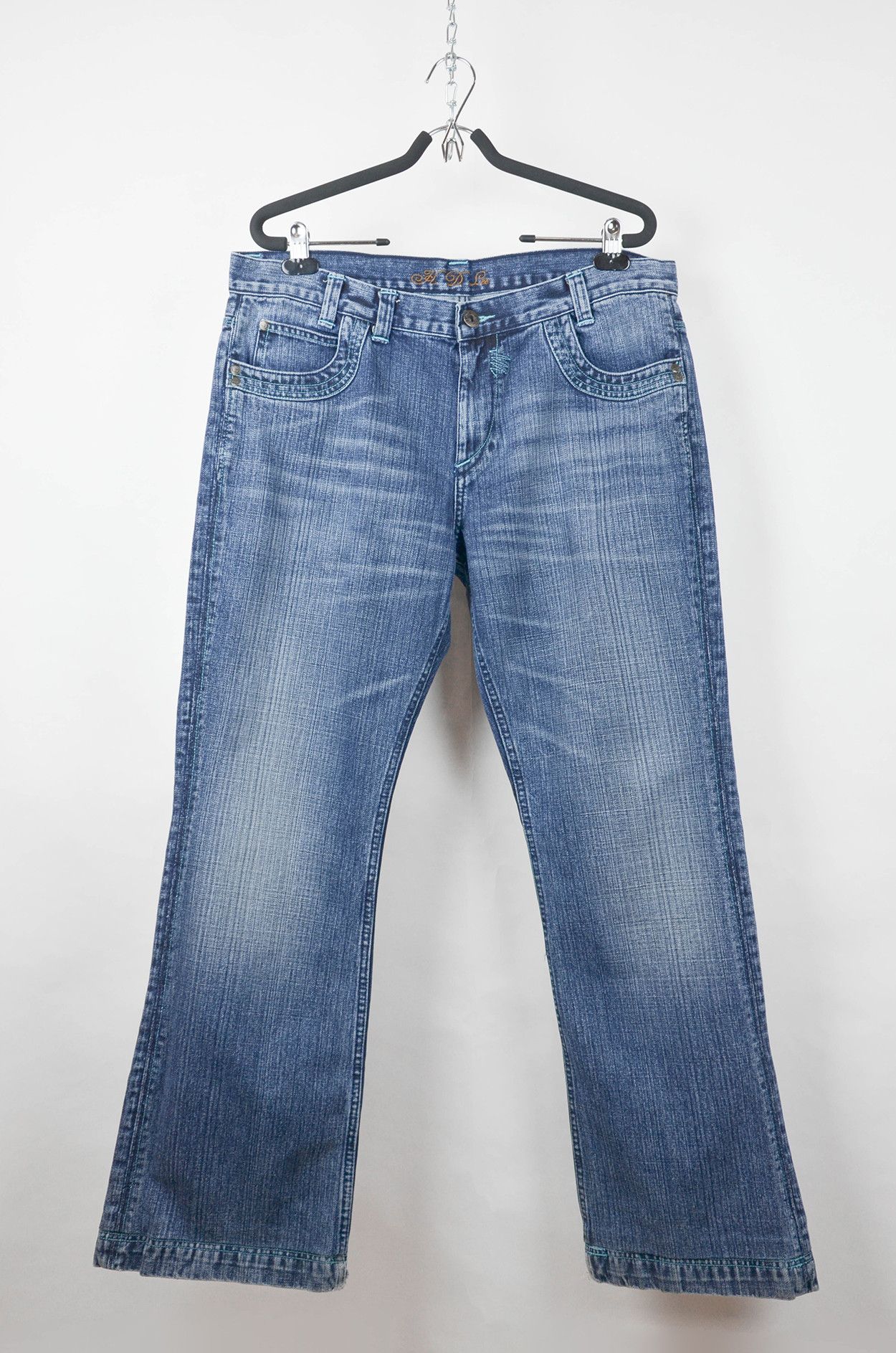 Jean × Lee LEE Vintage Freeburn Flared Washed Jeans Size US 36 / EU 52 - 1 Thumbnail