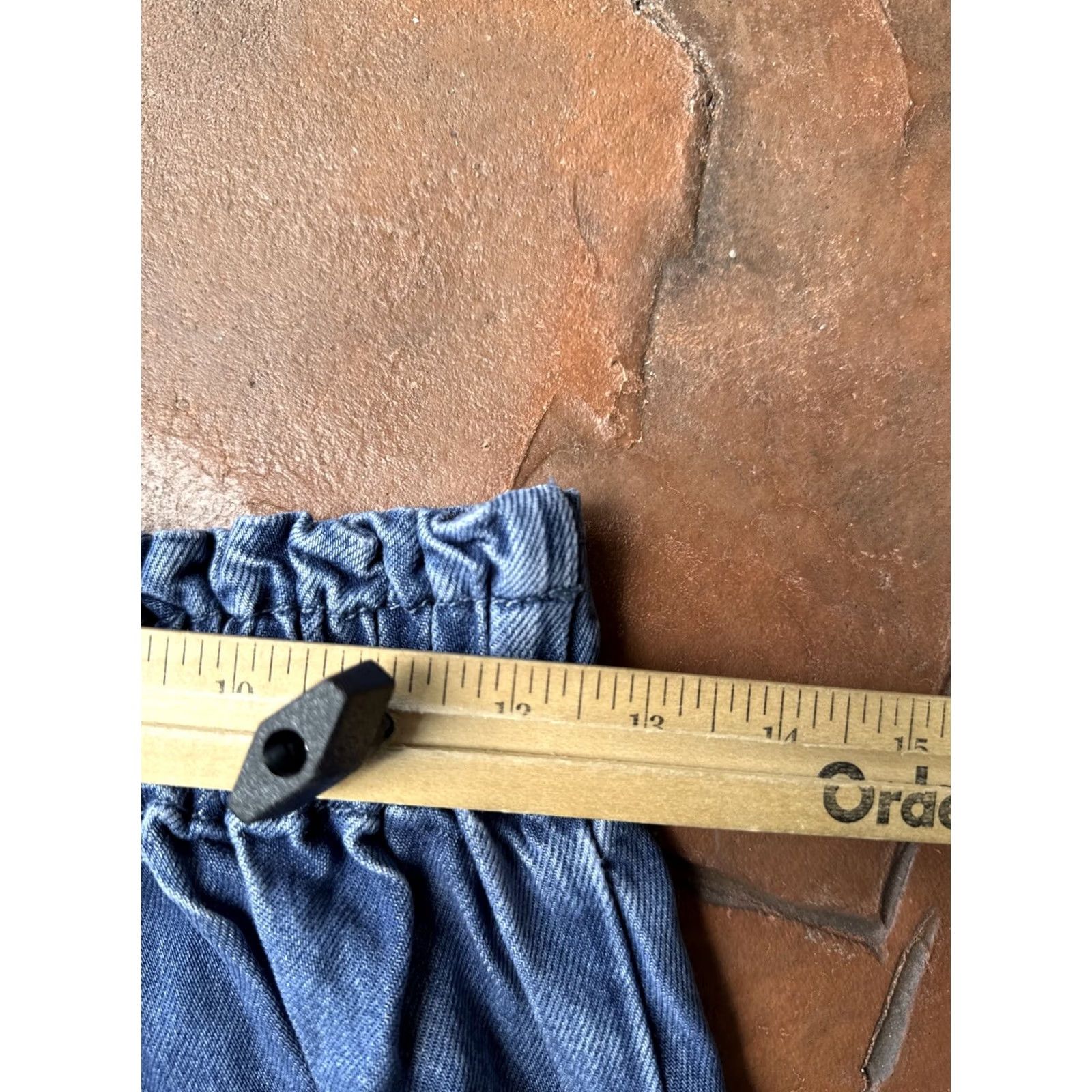 Young Fabulous & Broke VINTAGE Sadie Jeans Womens Small Baggy Wide Leg Pull On YFB Size 28" / US 6 / IT 42 - 5 Thumbnail