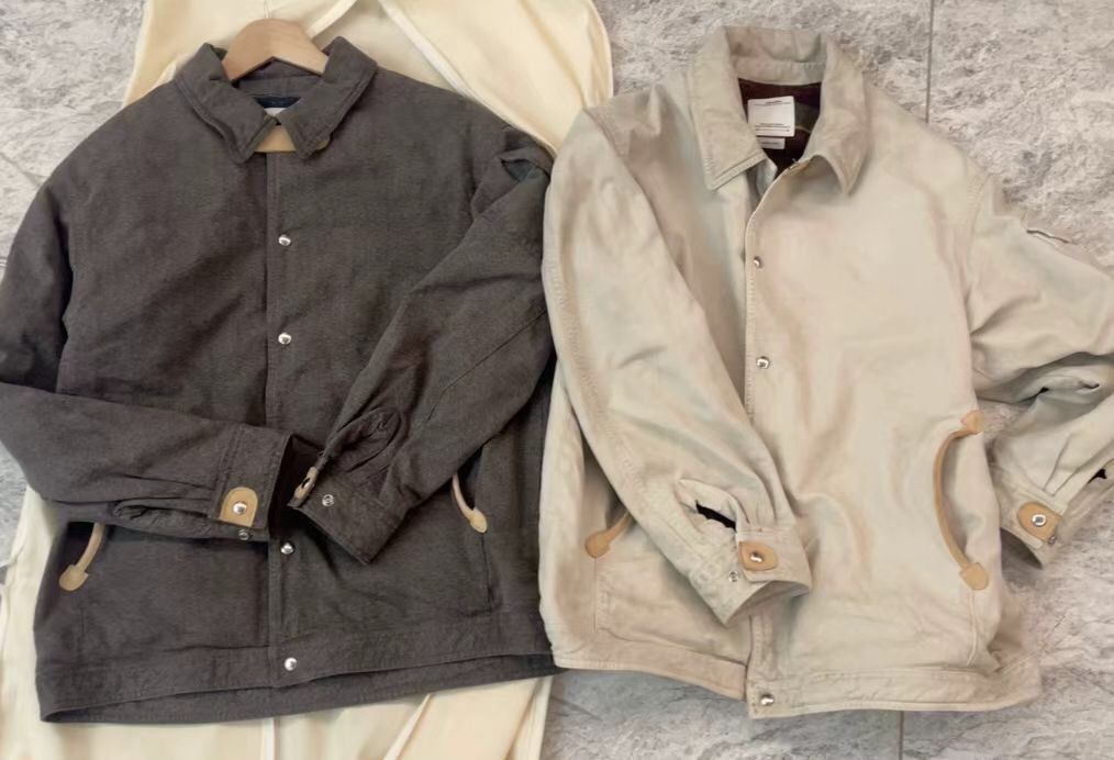 image of Visvim 23Aw Willis Blouson Makes Old Jackets in Grey, Men's (Size Small)