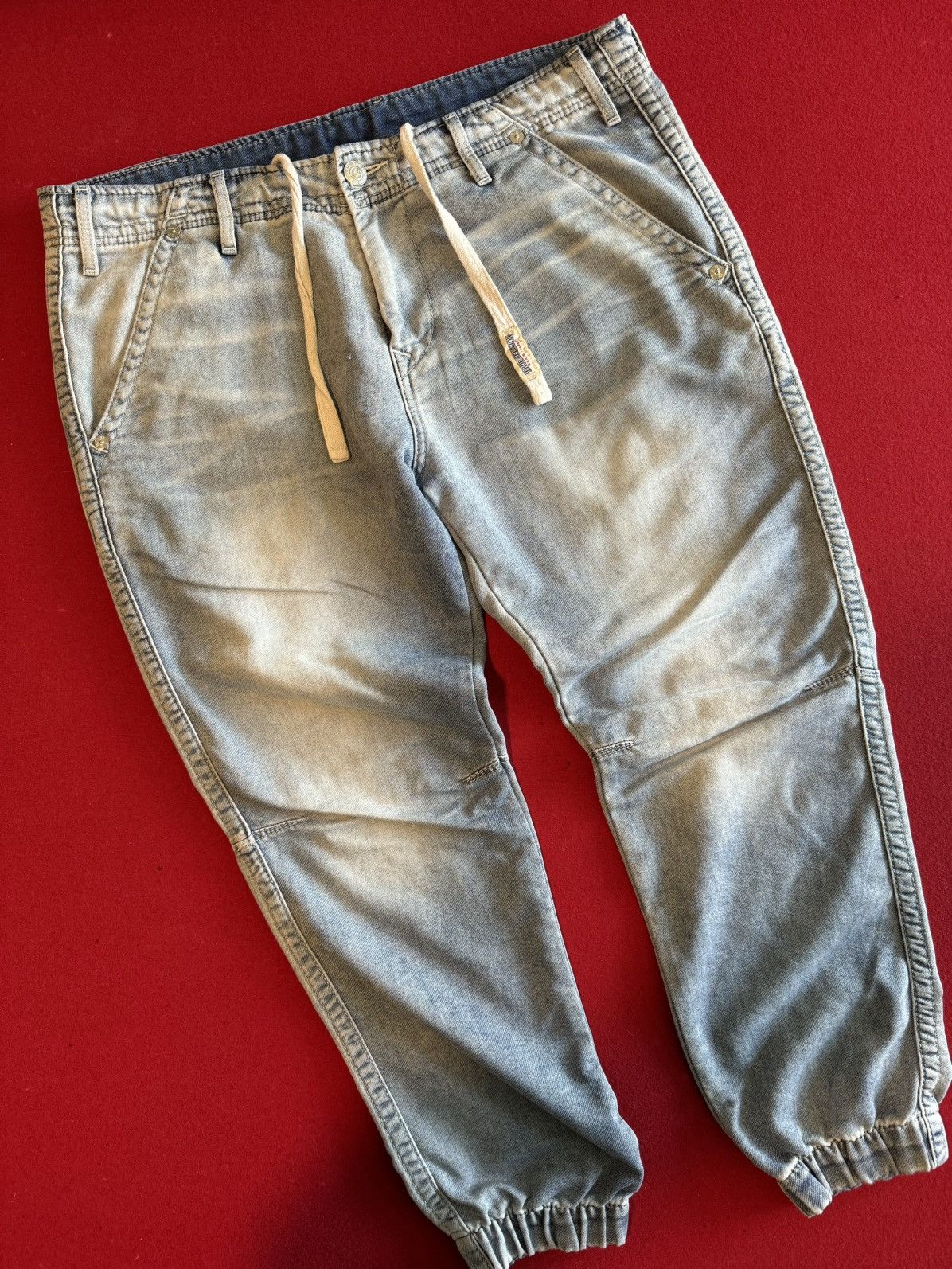 True Religion True Religion Chill Indigo Denim Joggers Size US 38 / EU 54 - 1 Thumbnail