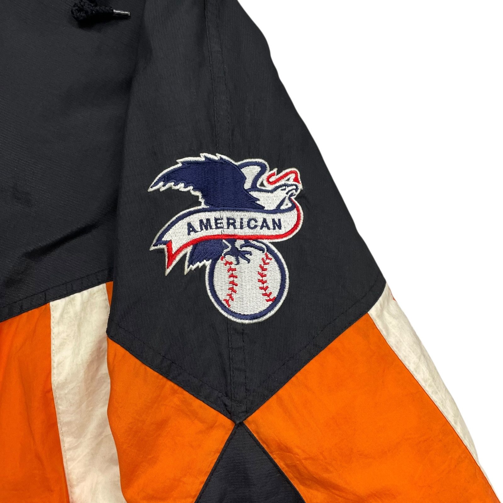 MLB VTG 90s BALTIMORE ORIOLES STARTER HOODED PUFFER JACKET Size US L / EU 52-54 / 3 - 6 Thumbnail