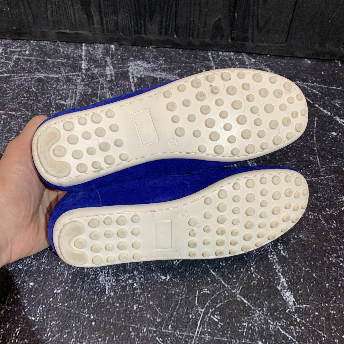 Moschino Moschino Blue Suede Moccasins Loafers Size 35 EU 22 CM Size US 5 / IT 35 - 8 Thumbnail