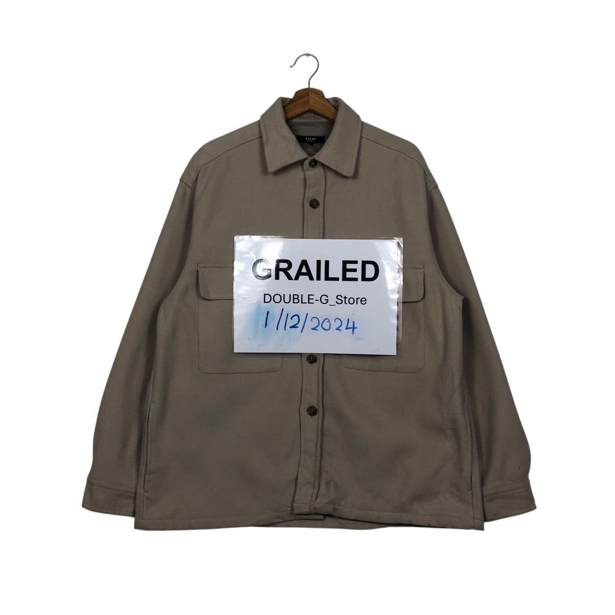 Beams Plus 📌Vintage Wool Chore Jacket Beams Heart Button Issey Miyake Size US M / EU 48-50 / 2 - 1 Thumbnail