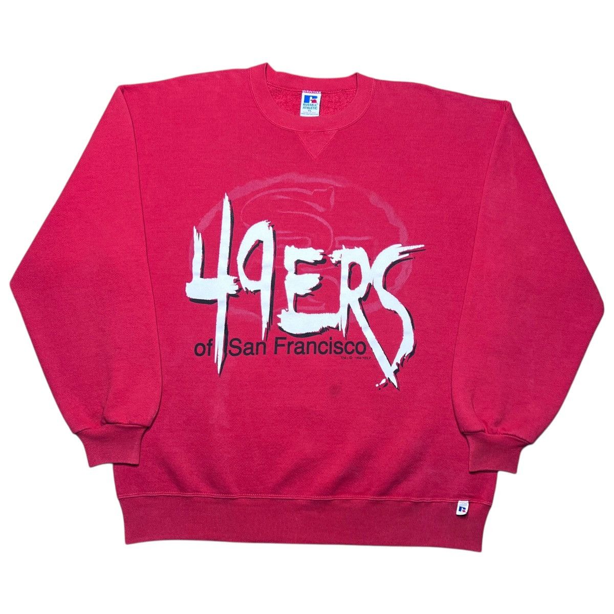NFL Vtg 1994 NFL San Francisco 49ers Russell Athletic Sweatshirt Size US XL / EU 56 / 4 - 1 Thumbnail