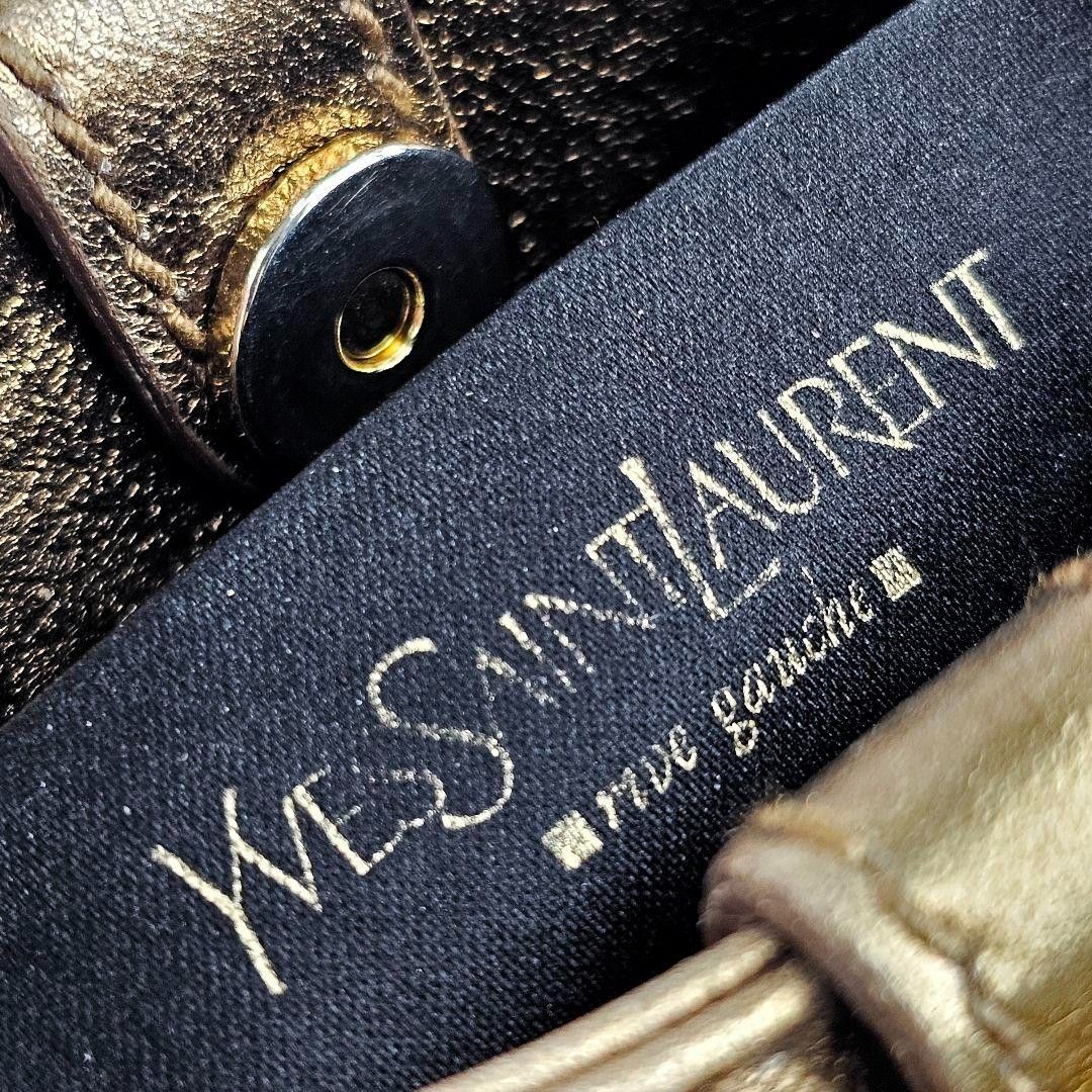 Yves Saint Laurent Yves Saint Laurent - Ribbon Handbag Leather Shoulder Bag Size ONE SIZE - 11 Thumbnail