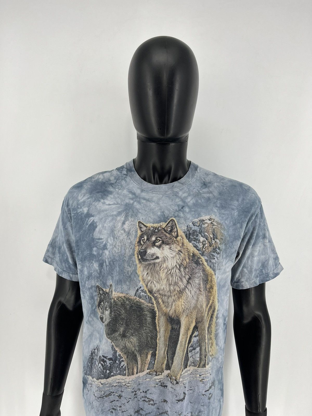The Mountain × Vintage Vintage Y2K The Mountain Wolf Face Size S T-Shirt Size US L / EU 52-54 / 3 - 1 Thumbnail