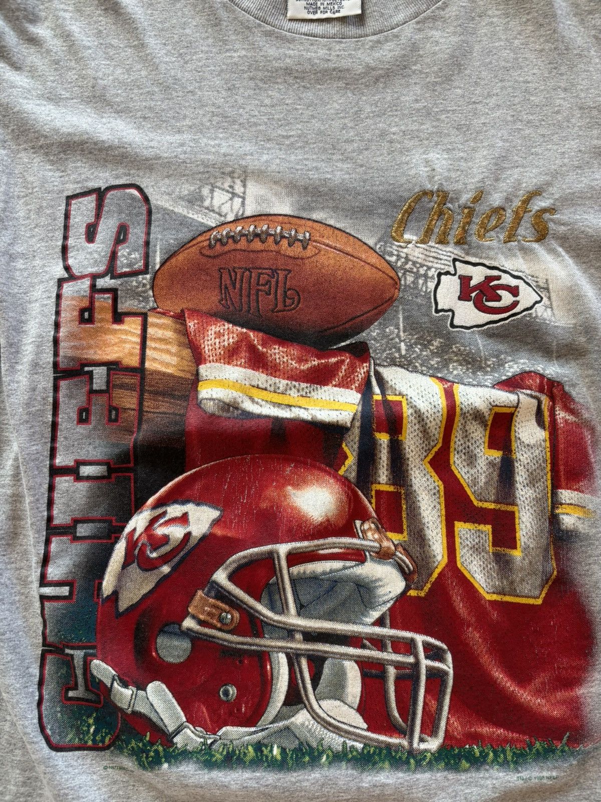 NFL × Vintage Vintage Lee Sport Kansas City Chiefs NFL Football Tee Size US M / EU 48-50 / 2 - 3 Thumbnail