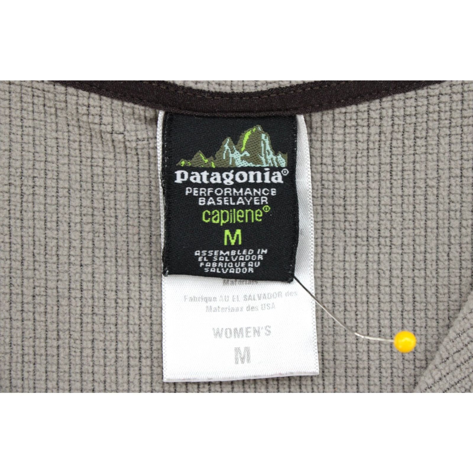 Patagonia Patagonia Capilene Pullover Womens Medium Gray 1/4 Zip Performance Baselayer L/S Size M / US 6-8 / IT 42-44 - 4 Thumbnail