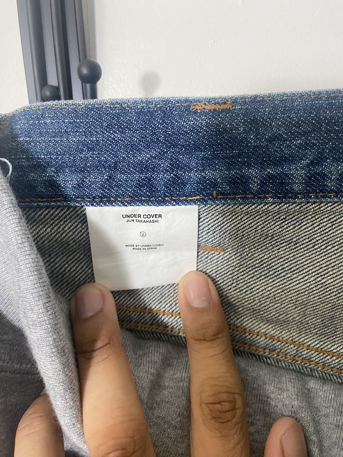 Undercover UNDERCOVER AW03 Hybrid Denim/Sweat Pants Size US 32 / EU 48 - 5 Thumbnail