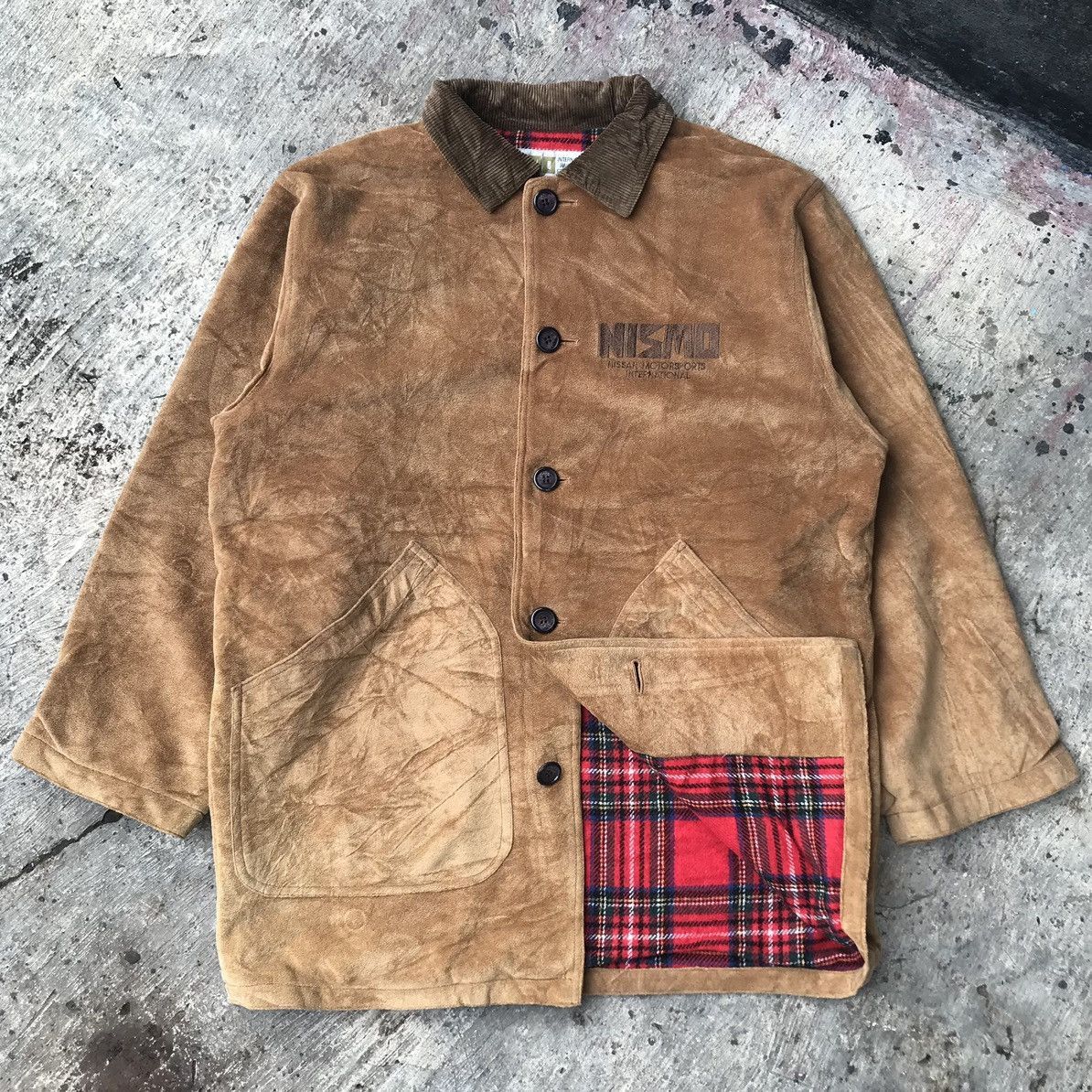 Vintage Vintage Nissan Nismo Old Logo Corduroy Tartan Coat Jacket Size US M / EU 48-50 / 2 - 19 Thumbnail
