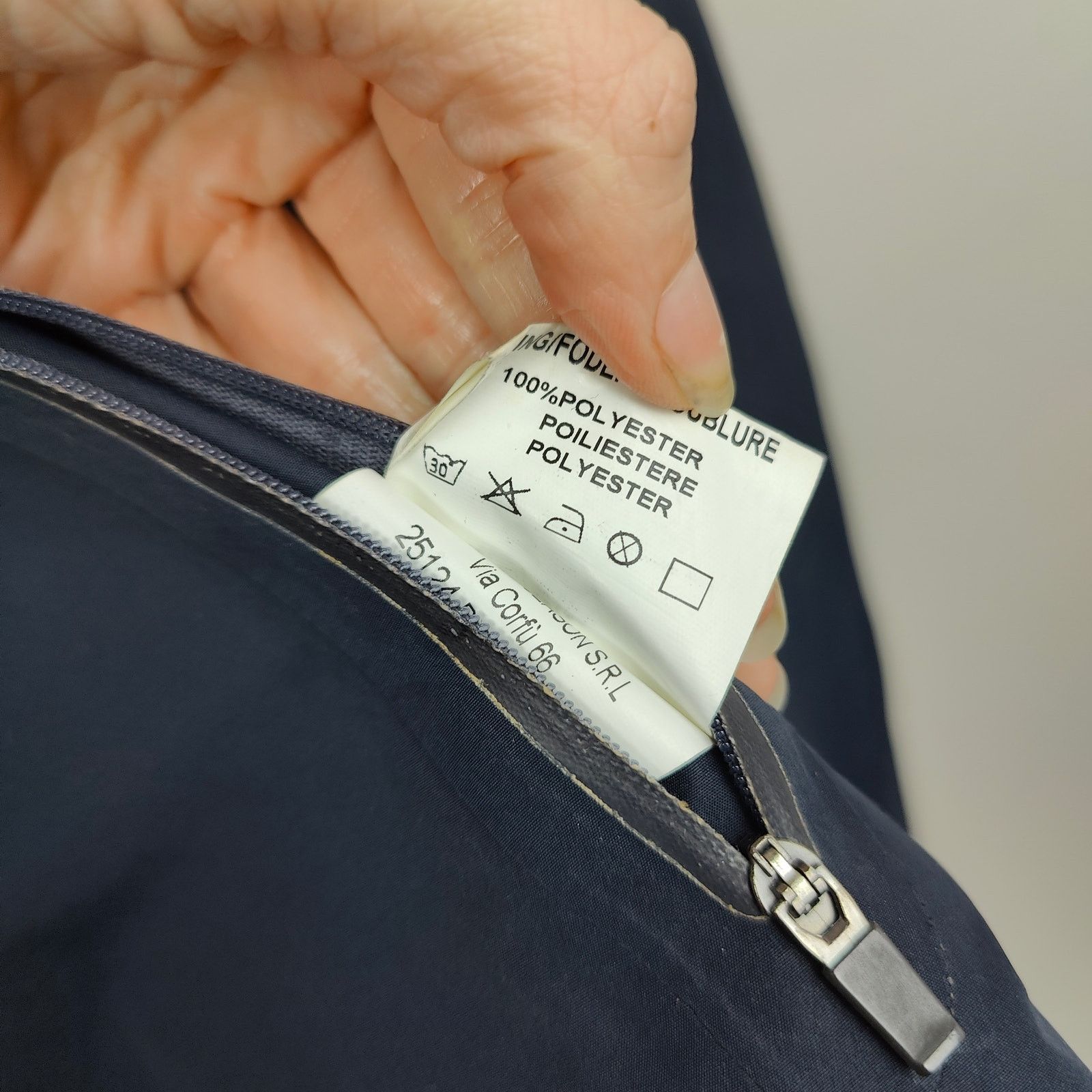 Other People of Shibuya Jacket Mens 48 Medium Navy Blue Hooded Size US M / EU 48-50 / 2 - 11 Thumbnail