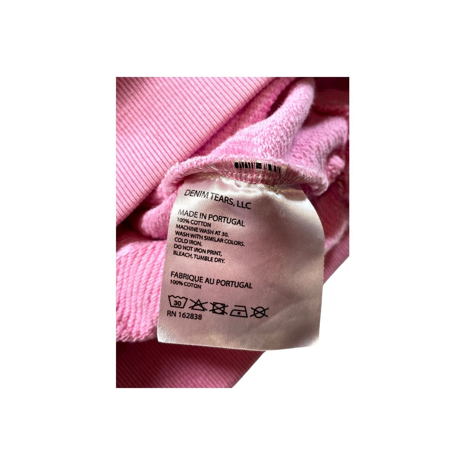 DENIM TEARS Denim Tears Pink Wreath Hoodie Size US L / EU 52-54 / 3 - 3 Thumbnail