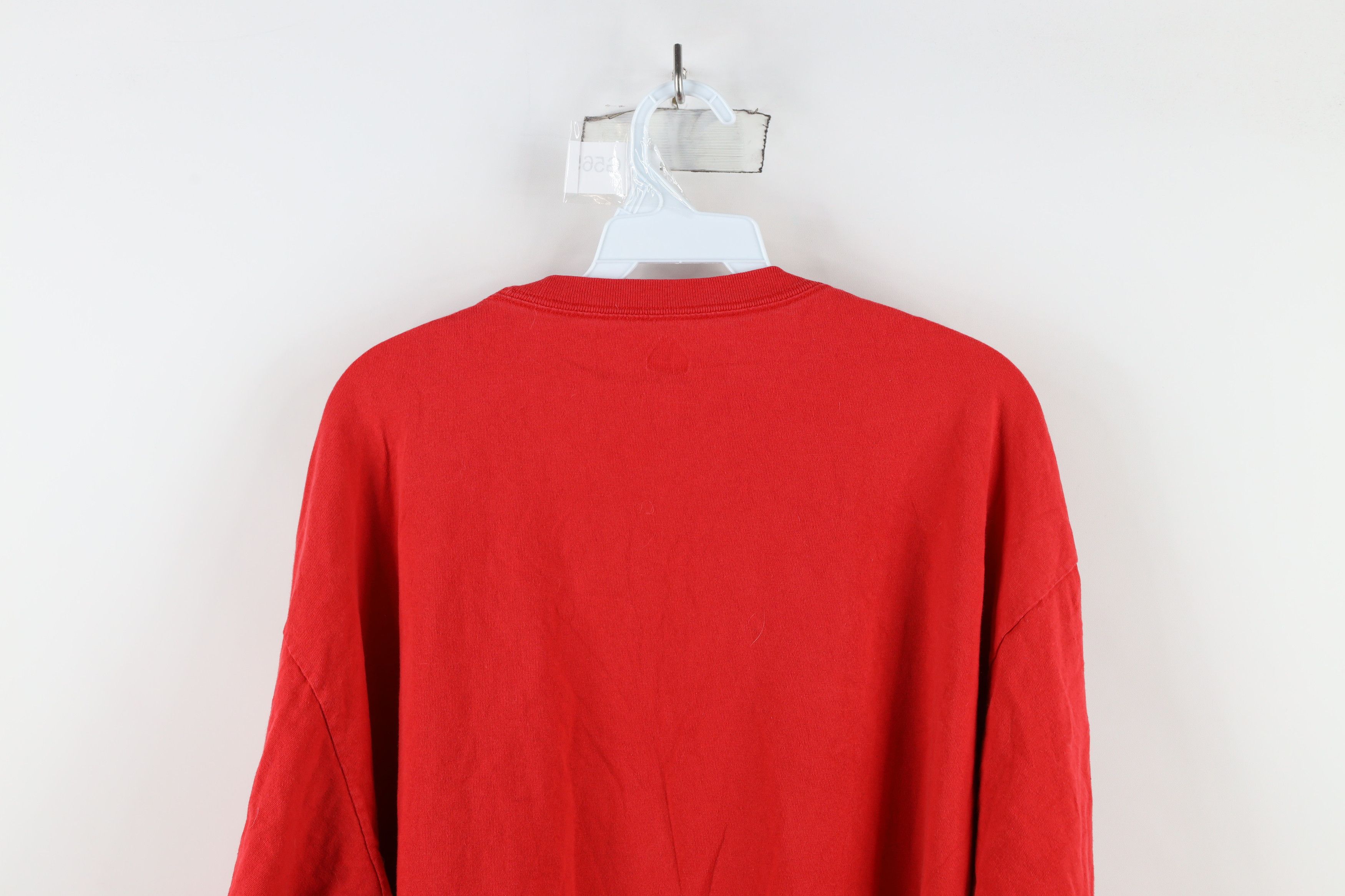 Majestic × Vintage Vintage Majestic Red Wings Hockey Long Sleeve T-Shirt Red Size US XL / EU 56 / 4 - 11 Thumbnail