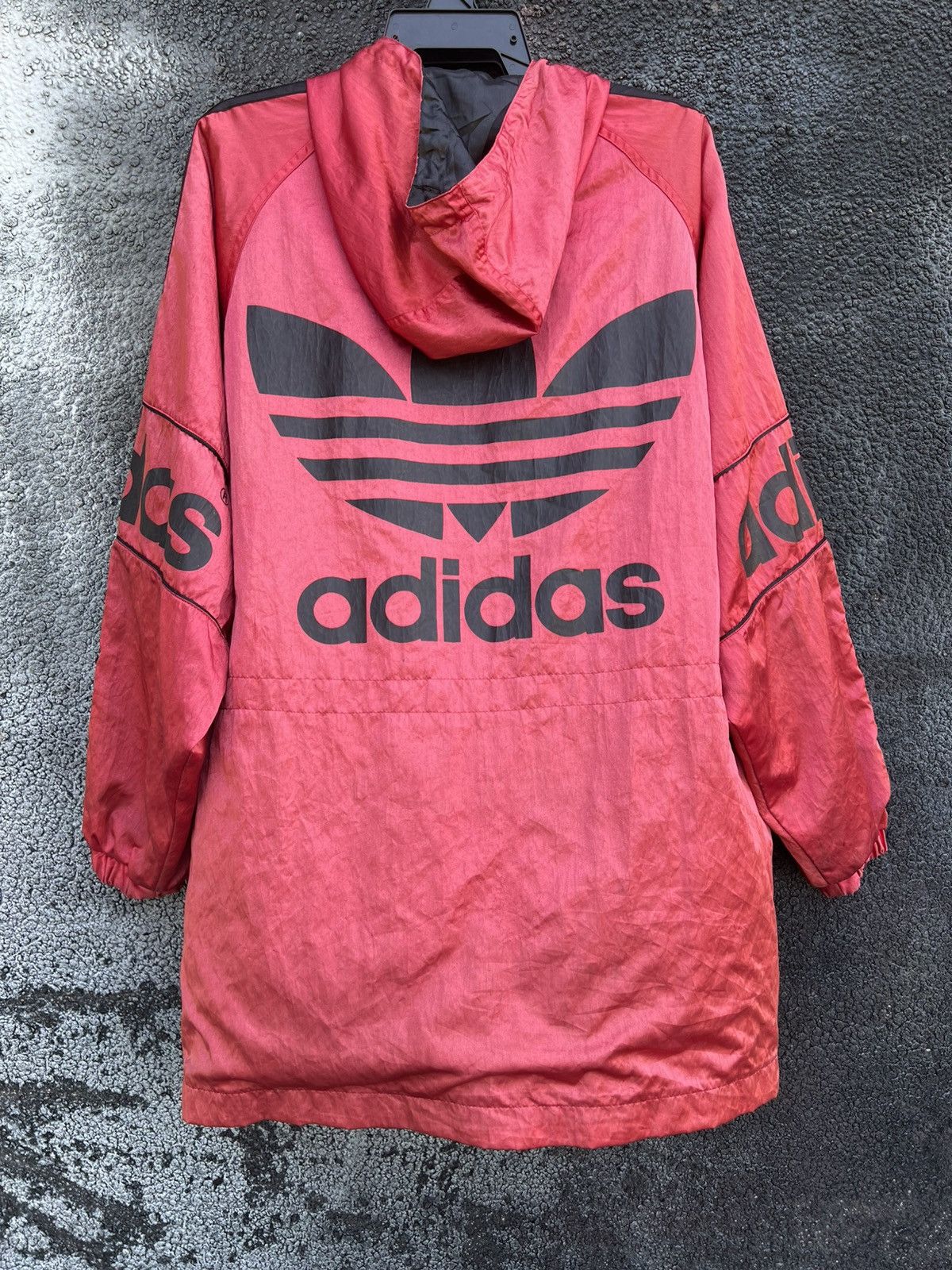 Adidas Vintage Adidas Descente Windbreaker Jacket Big Logo Size US XL / EU 56 / 4 - 1 Thumbnail
