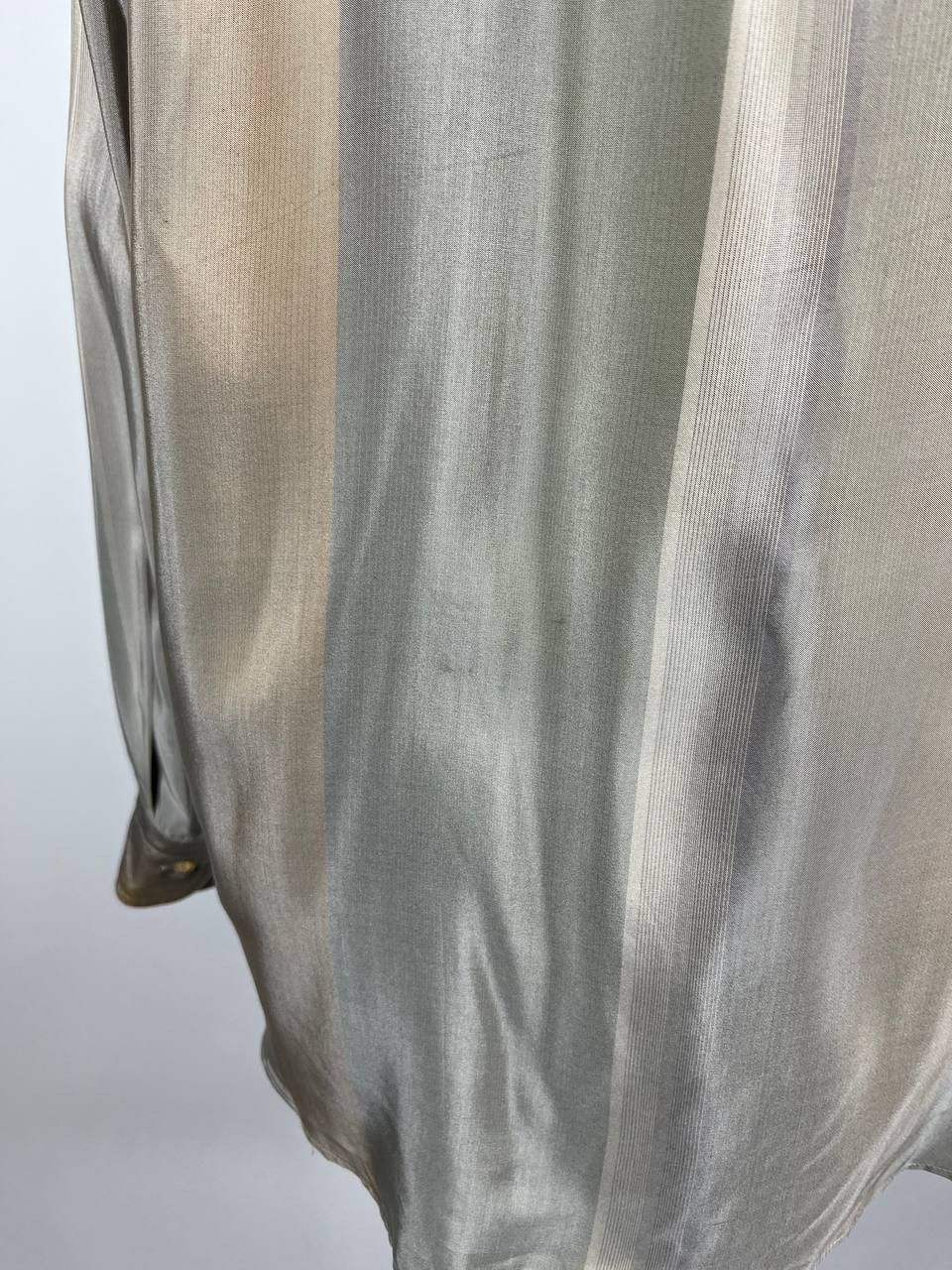 Jil Sander Jil Sander 100% Silk Striped Blouse Shirt Long Sleeve Size M / US 6-8 / IT 42-44 - 5 Thumbnail