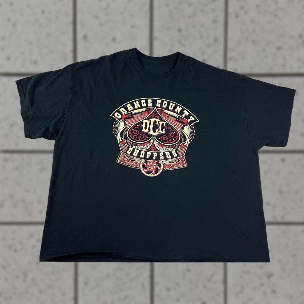 Vintage Mens Orange County Choppers OCC Motorcycles T-Shirt Black 3XL Shirt Motorcycle Mens Size US XXL / EU 58 / 5 - 1 Thumbnail