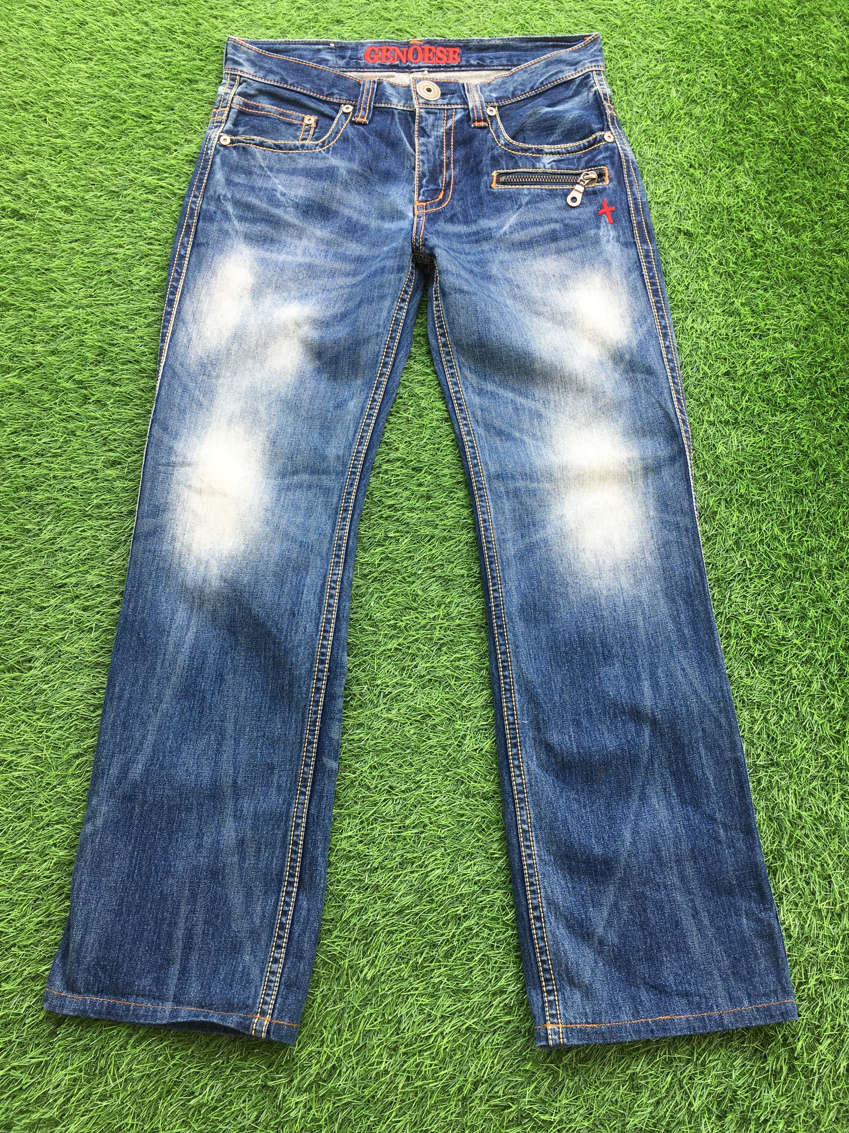 Japanese Brand Geneose Japanese Multipocket Straight Jeans D-938 Size US 30 / EU 46 - 1 Thumbnail