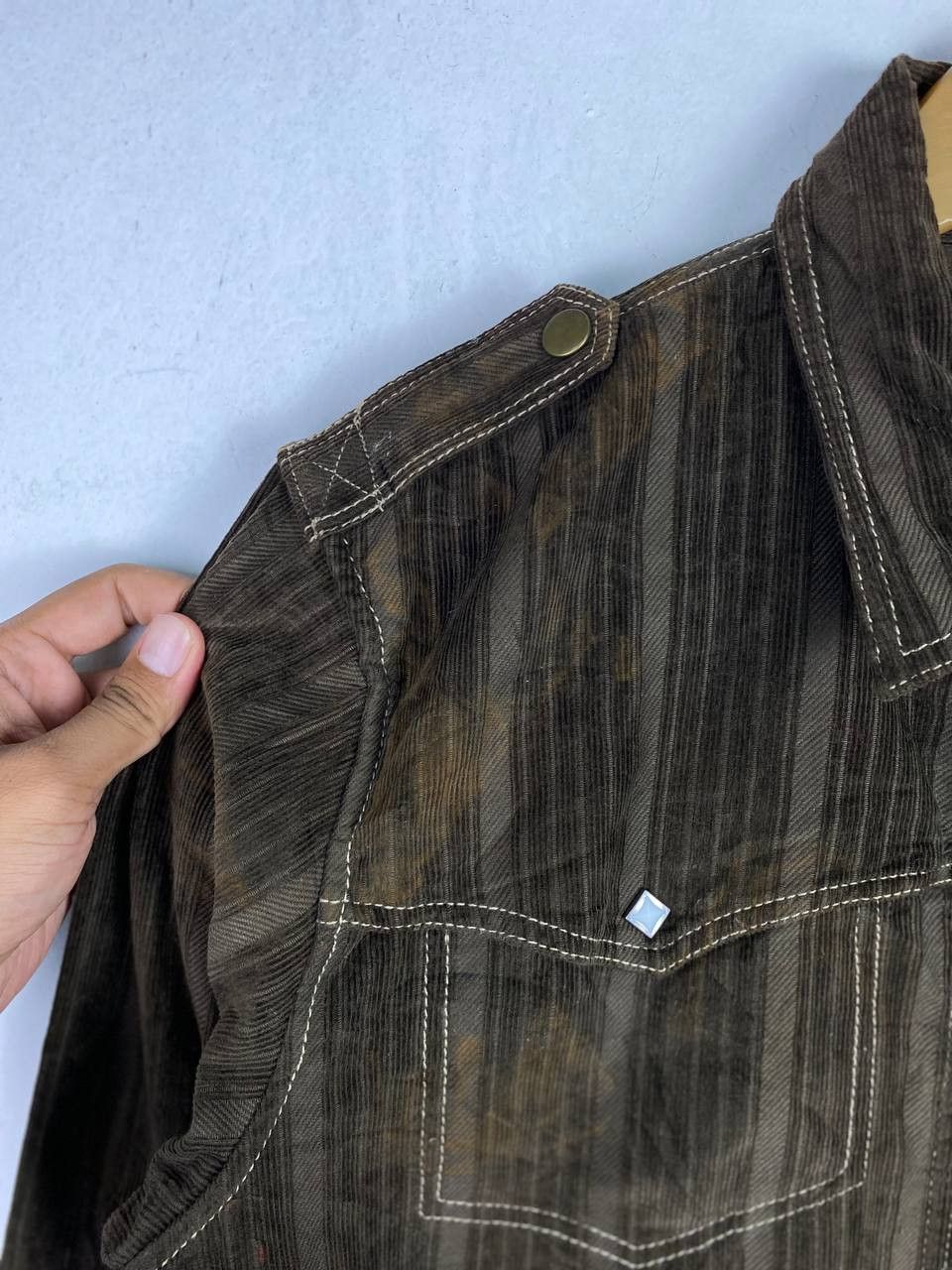 Japanese Brand japanese brand velvet corduroy western jacket nice design Size US L / EU 52-54 / 3 - 4 Thumbnail