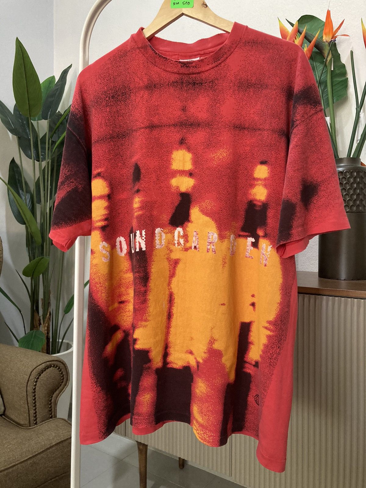 image of Brockum x Rock Band Vintage Soundgarden Superunknown in Red, Men's (Size XL)