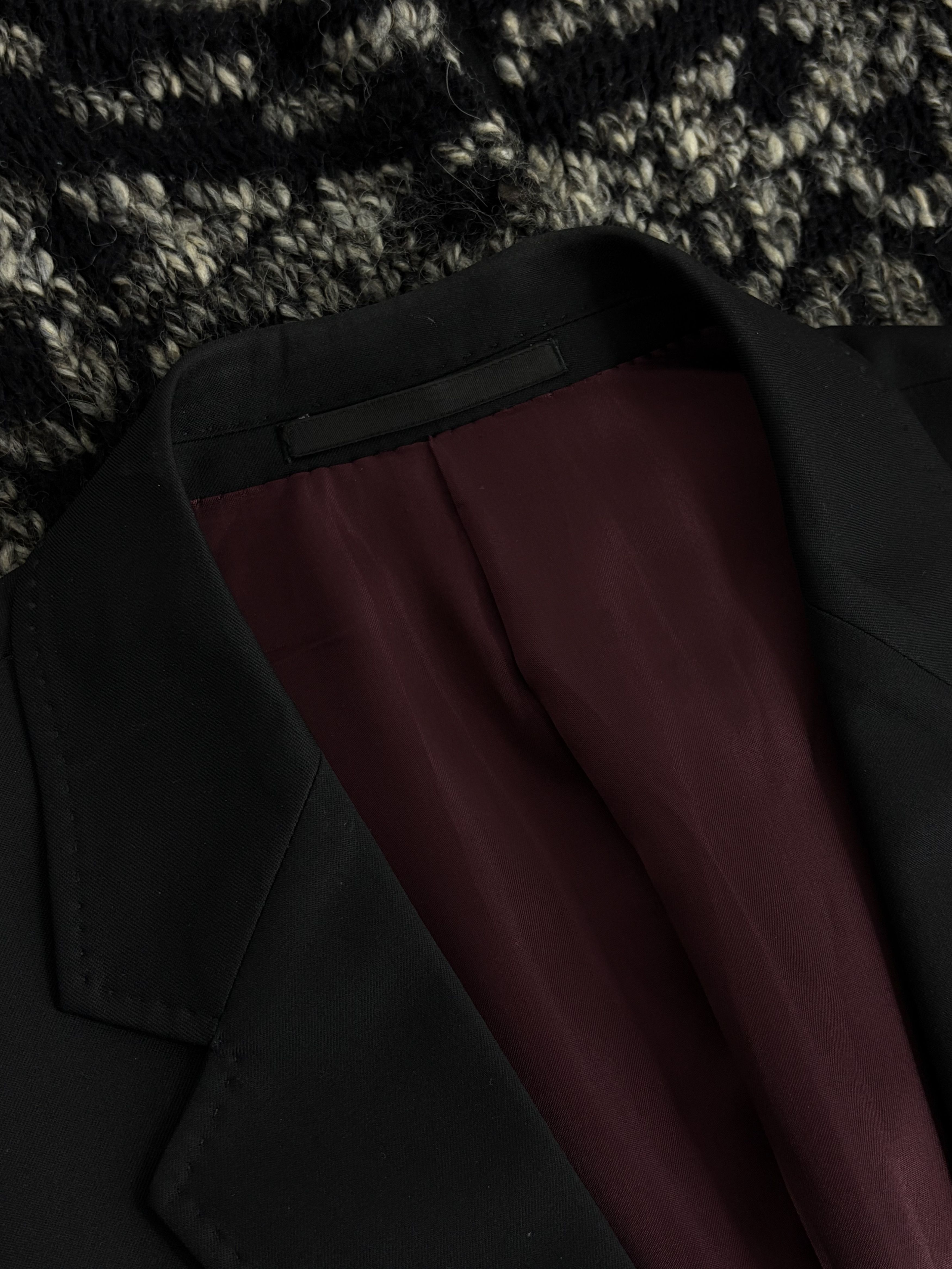Gucci Gucci Black Wool Blazer Jacket Size 50R - 20 Thumbnail