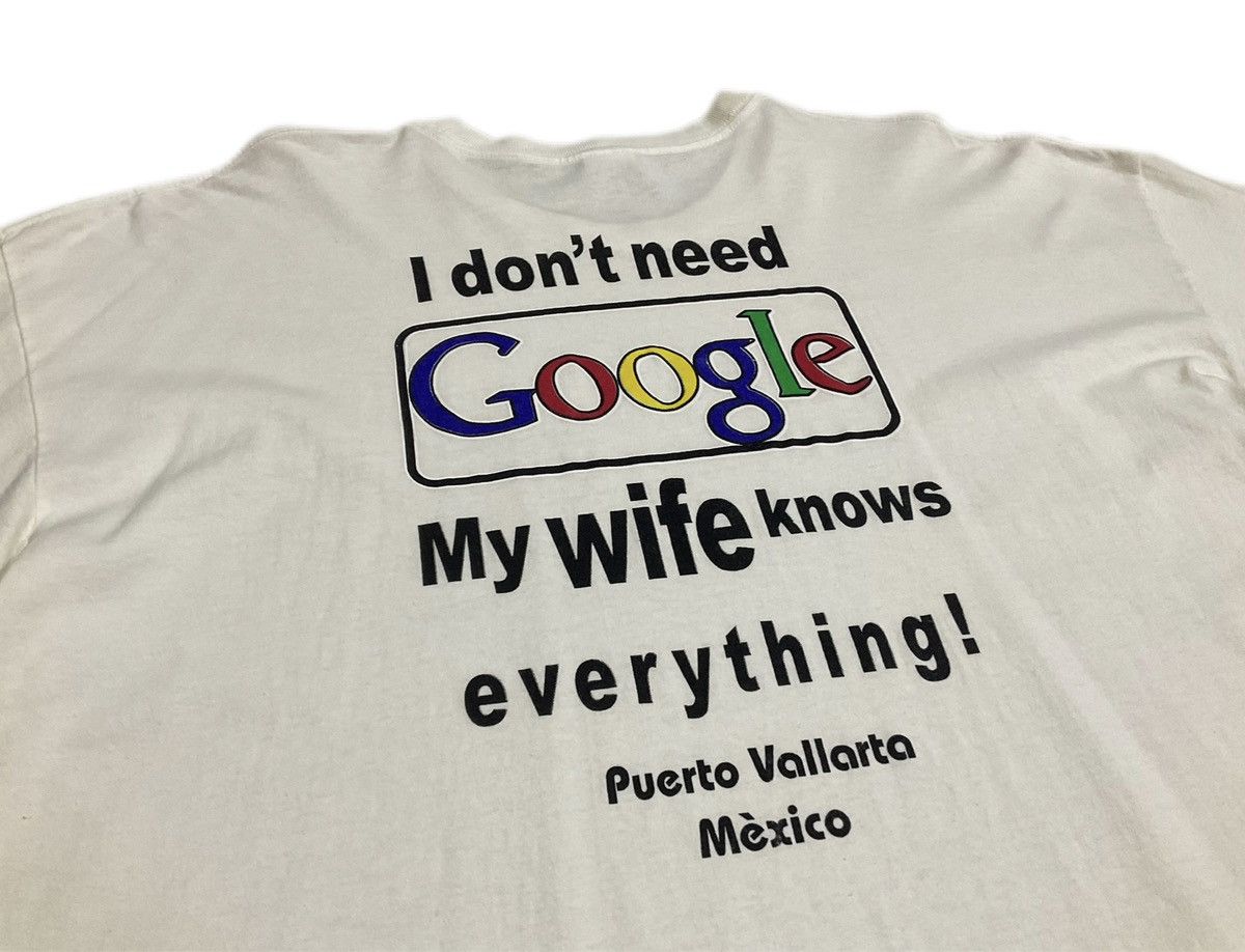 Vintage 🔥Y2K Vintage I don’t Need Google Shirt Size US XL / EU 56 / 4 - 1 Thumbnail