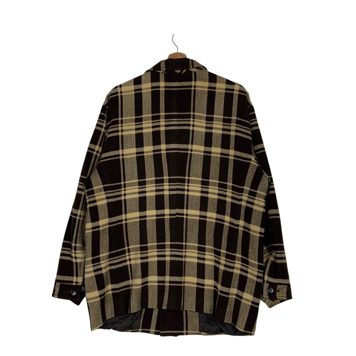 Japanese Brand Vintage PASHU SHIN HOSOKAWA Checked Flannel Jacket 2918-C132 Size US M / EU 48-50 / 2 - 7 Thumbnail