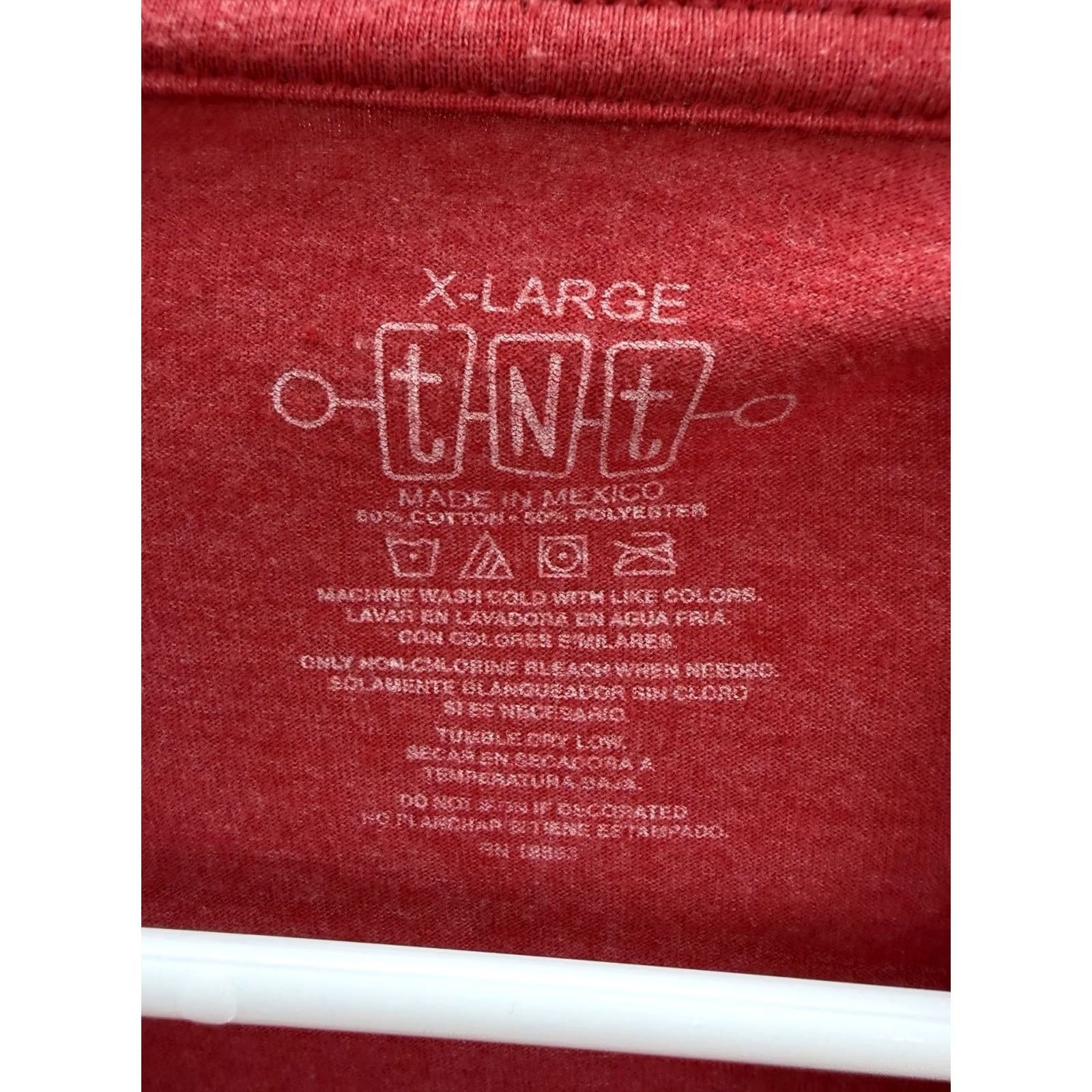 Vintage TNT Womens T-Shirt XL Red Dr. Pepper One of a Kind Short Sleeve Graphic 90s City College Mens Women Boys Girls Size XL / US 12-14 / IT 48-50 - 4 Thumbnail
