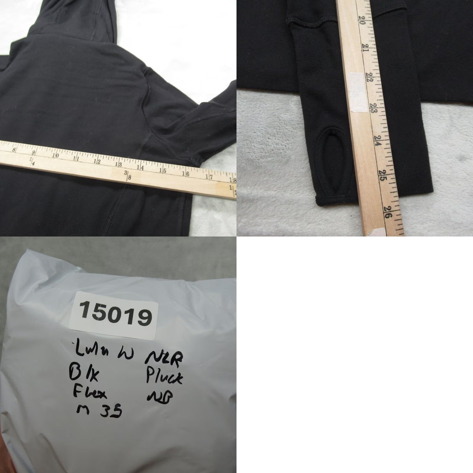 Lululemon Lululemon Define Hoodie 4 Black Full Zip Athletic Pockets Thumbholes Womens Size S / US 4 / IT 40 - 9 Thumbnail