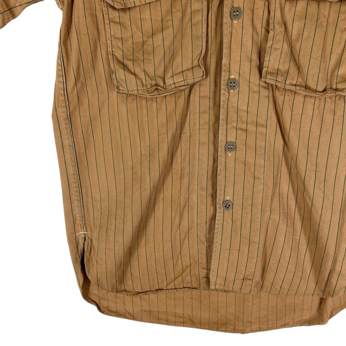 Coca Cola 70s Coca Cola Japan Taiwa Pin Stripe Hbt Work Shirt Size US S / EU 44-46 / 1 - 7 Thumbnail