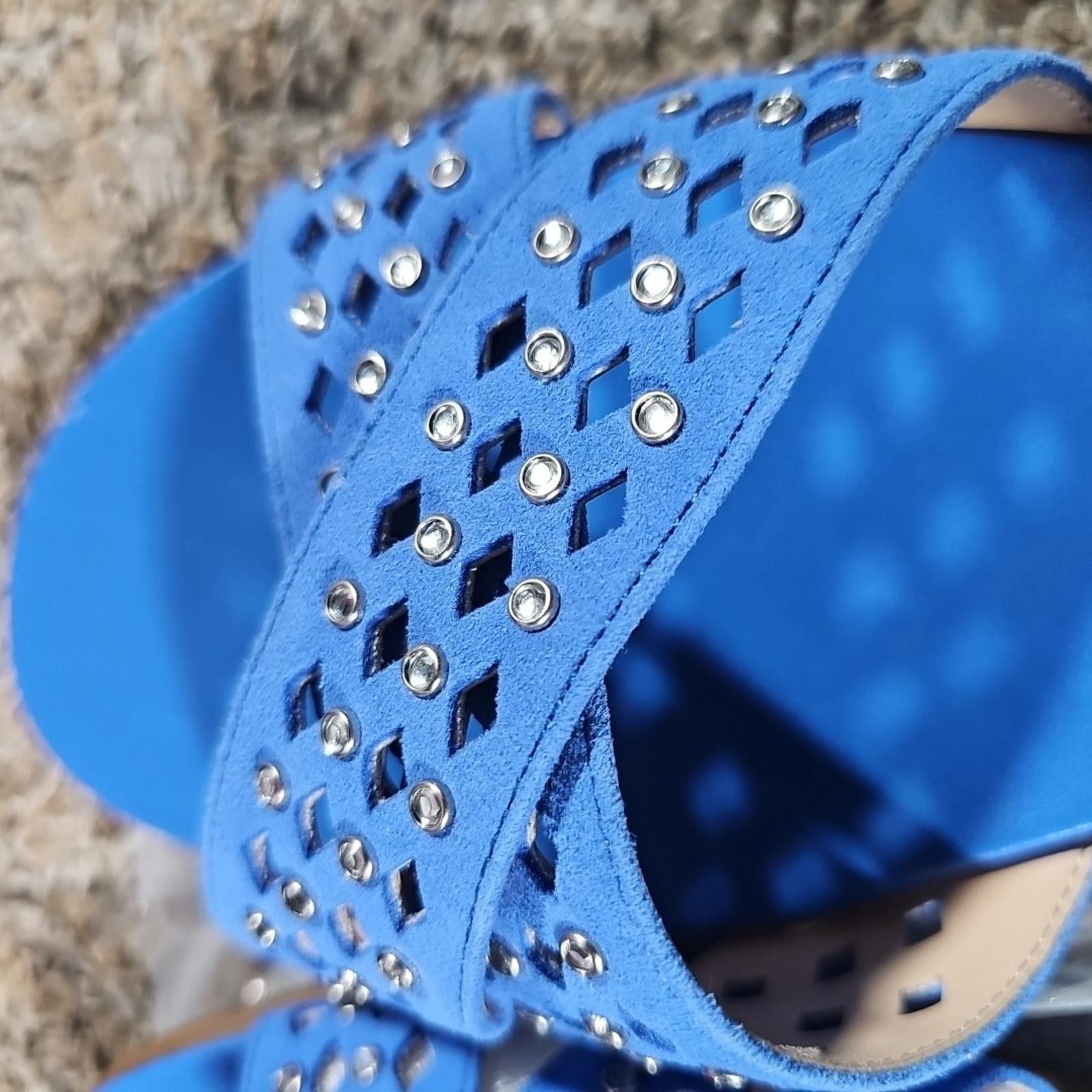 Vince Camuto vince camuto vc-endana Poolside Blue sandals 8.5M NIB NWD Size US 8.5 / IT 38.5 - 6 Thumbnail