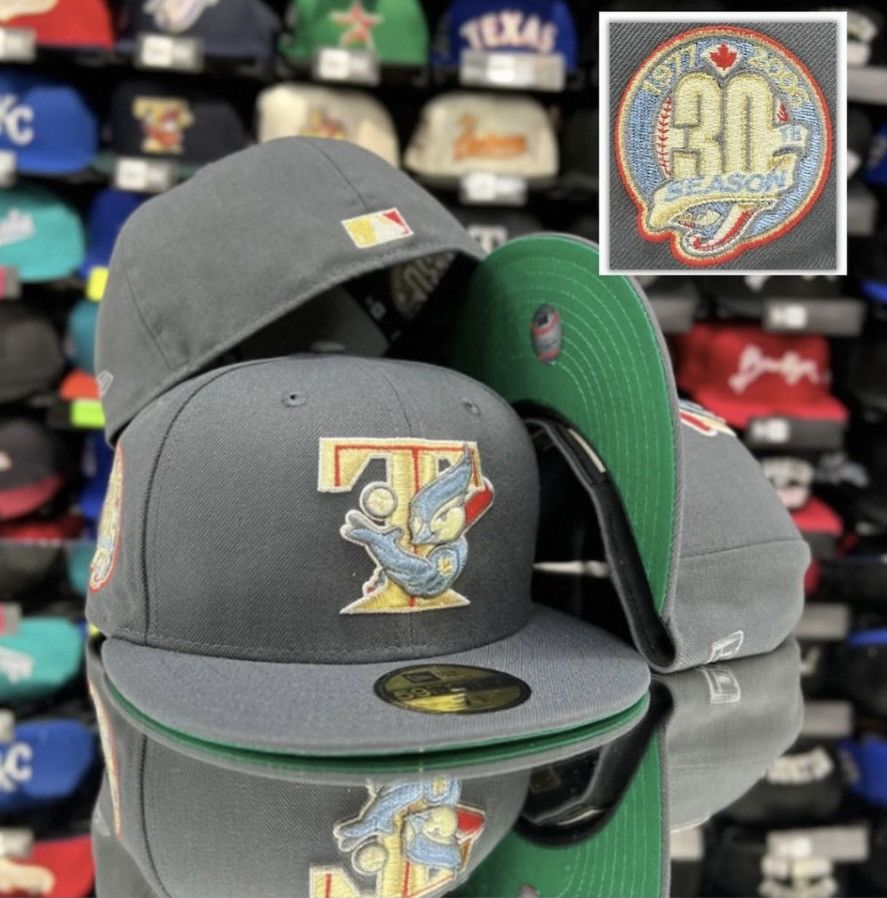 image of New Era Toronto Blue Jays 30 Seasons Patch Size 7 1/8 in Grey, Men's