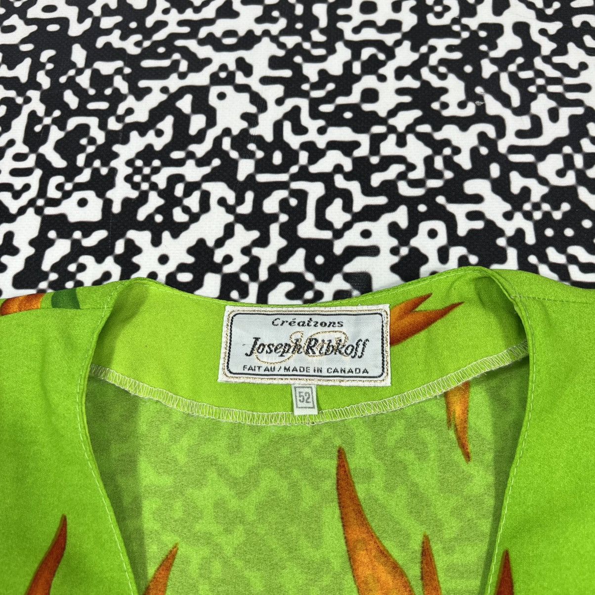 Joseph Ribkoff Vintage 90s Joseph Ribkoff Flame Fire Print Shirts Dress Size XL / US 12-14 / IT 48-50 - 20 Thumbnail