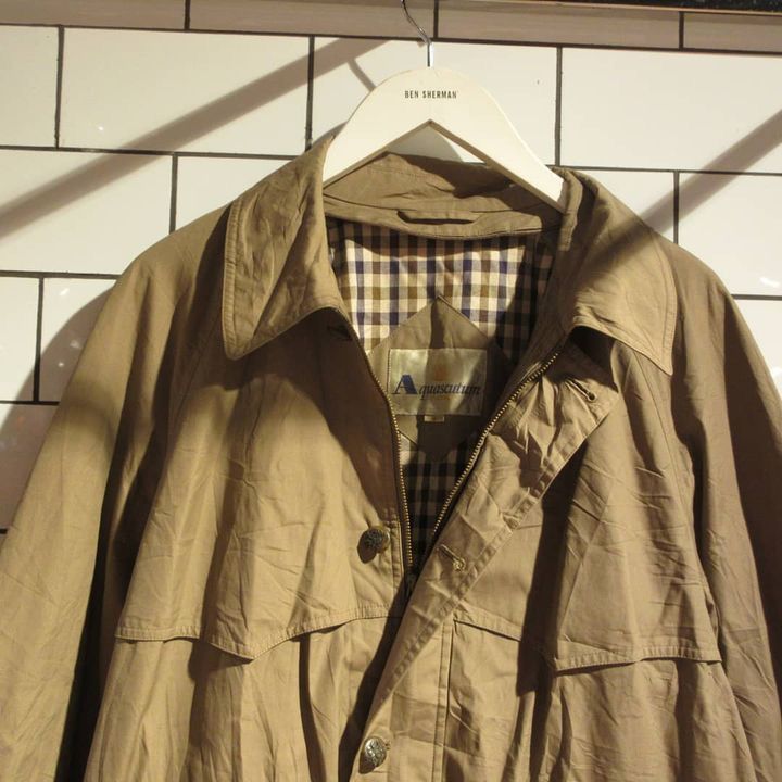 Aquascutum × Vintage Aquascutum Of London Trenchcoat Aquascutum men's beige Size US L / EU 52-54 / 3 - 2 Thumbnail