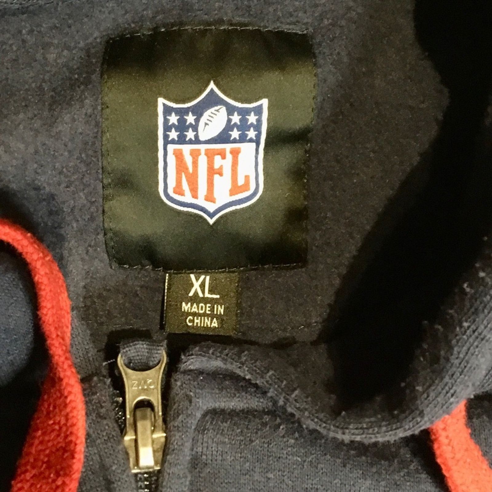 NFL NFL Patriots Zip Up Hoodie Size US XL / EU 56 / 4 - 3 Thumbnail